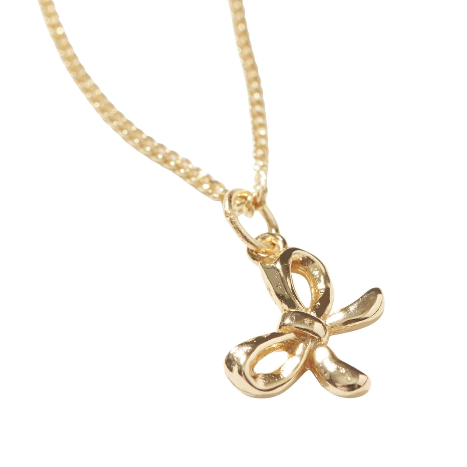 Muru Women's Bow Necklace Gold In Gold