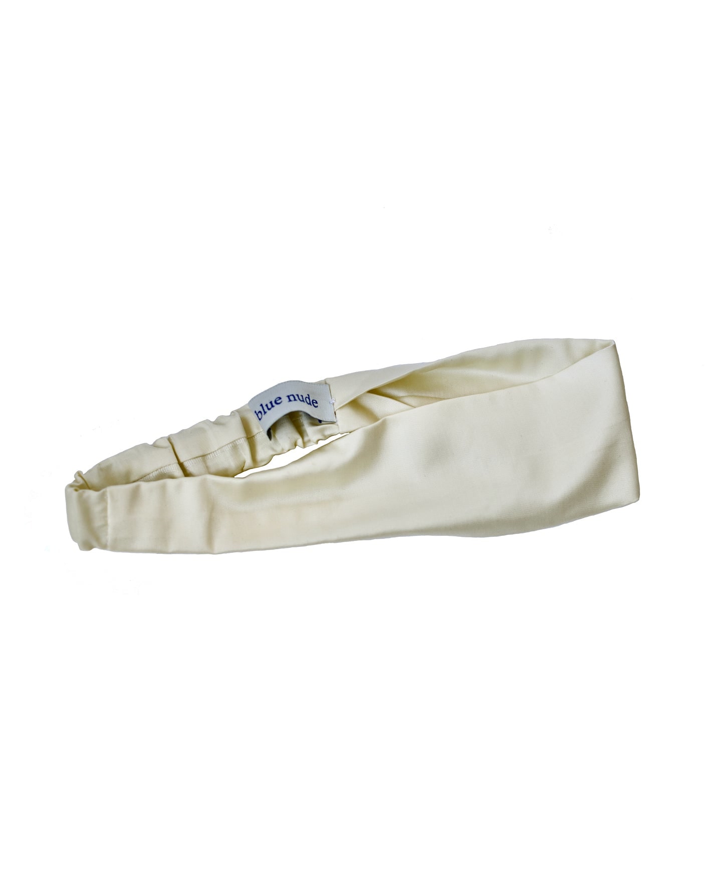 Blue Nude Women's Neutrals / White Solange Wide Headband In Ivory Silk In White
