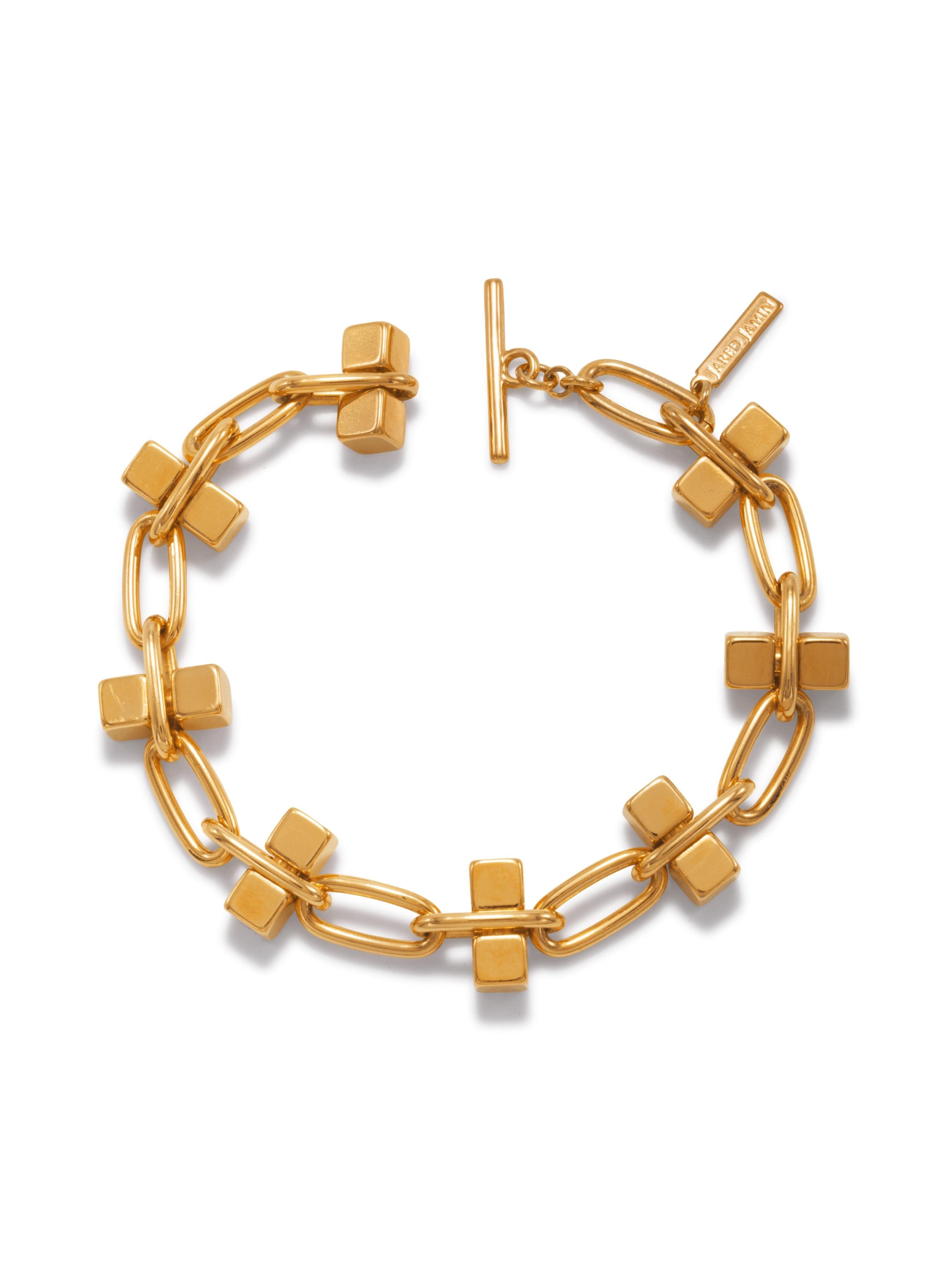 Jaredjamin Men's Blockbuster Gold Chain Bracelet In Gold