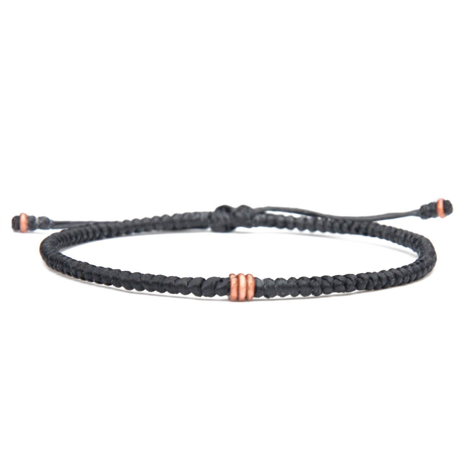 Pure Copper Rounded Black Women Bracelet - Black Harbour Uk Bracelets