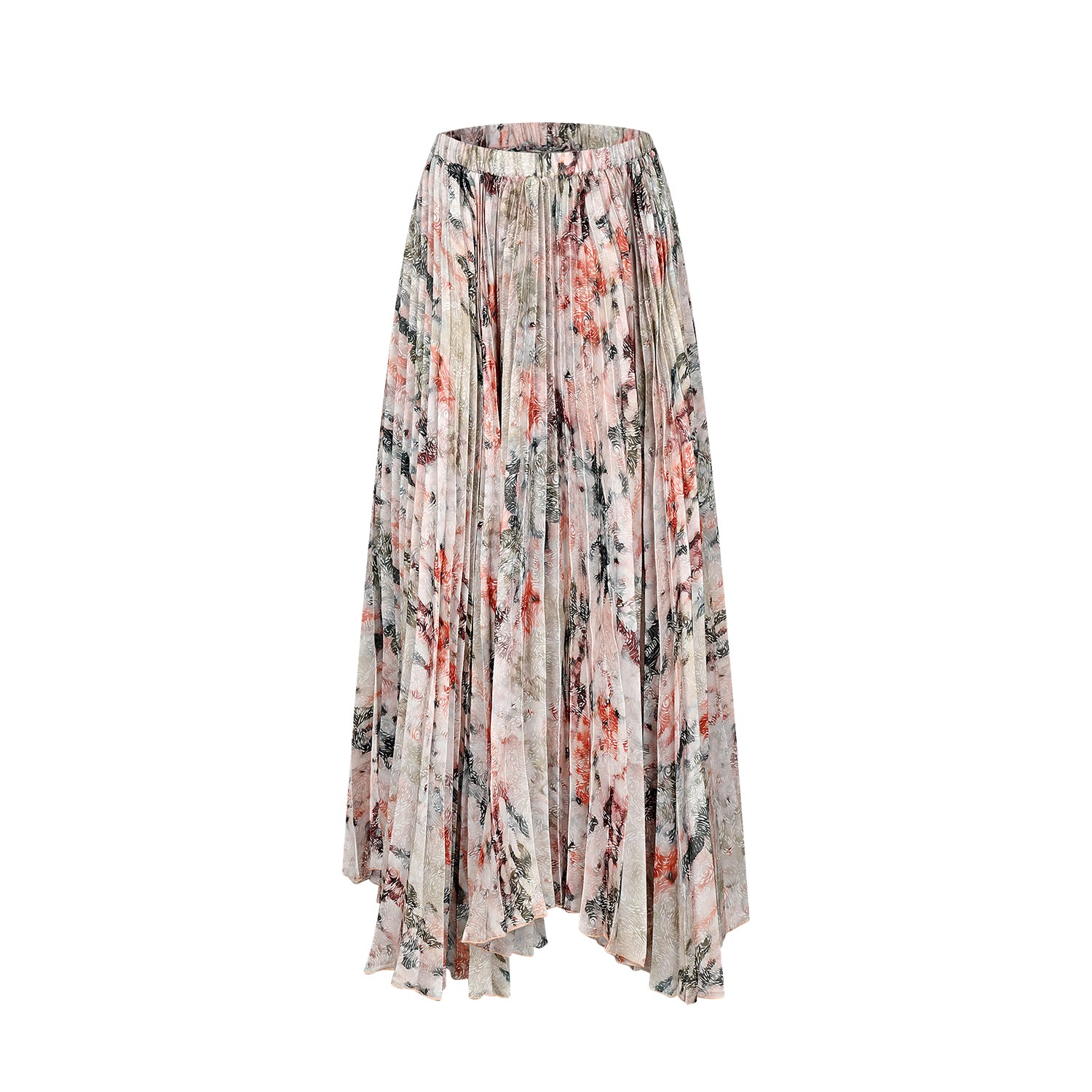 Merlenne Women's Pink / Purple Soley Skirt Van Gogh Print In Romantic Colors