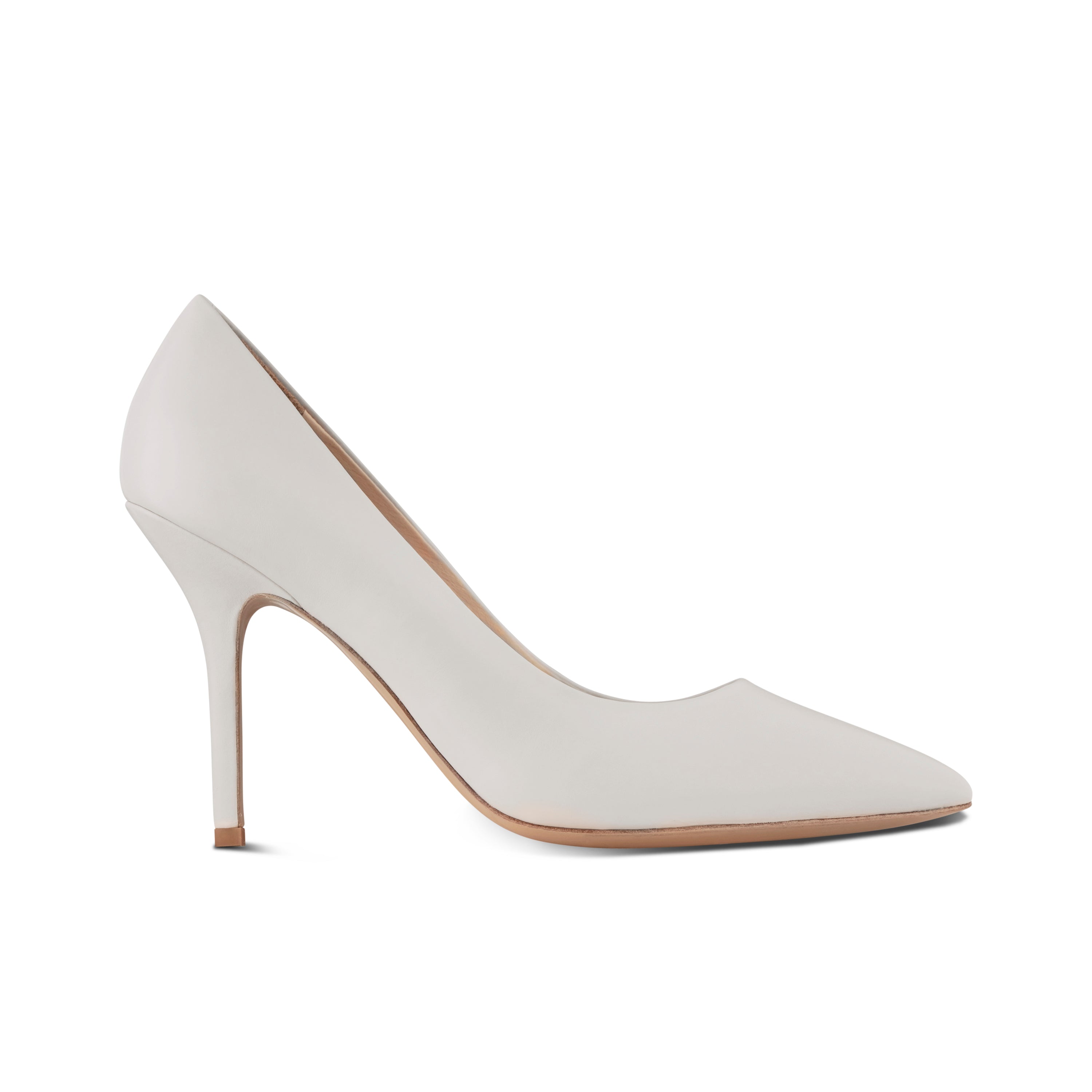 Women’s White Calfskin Pumps 6 Uk Icy Wong