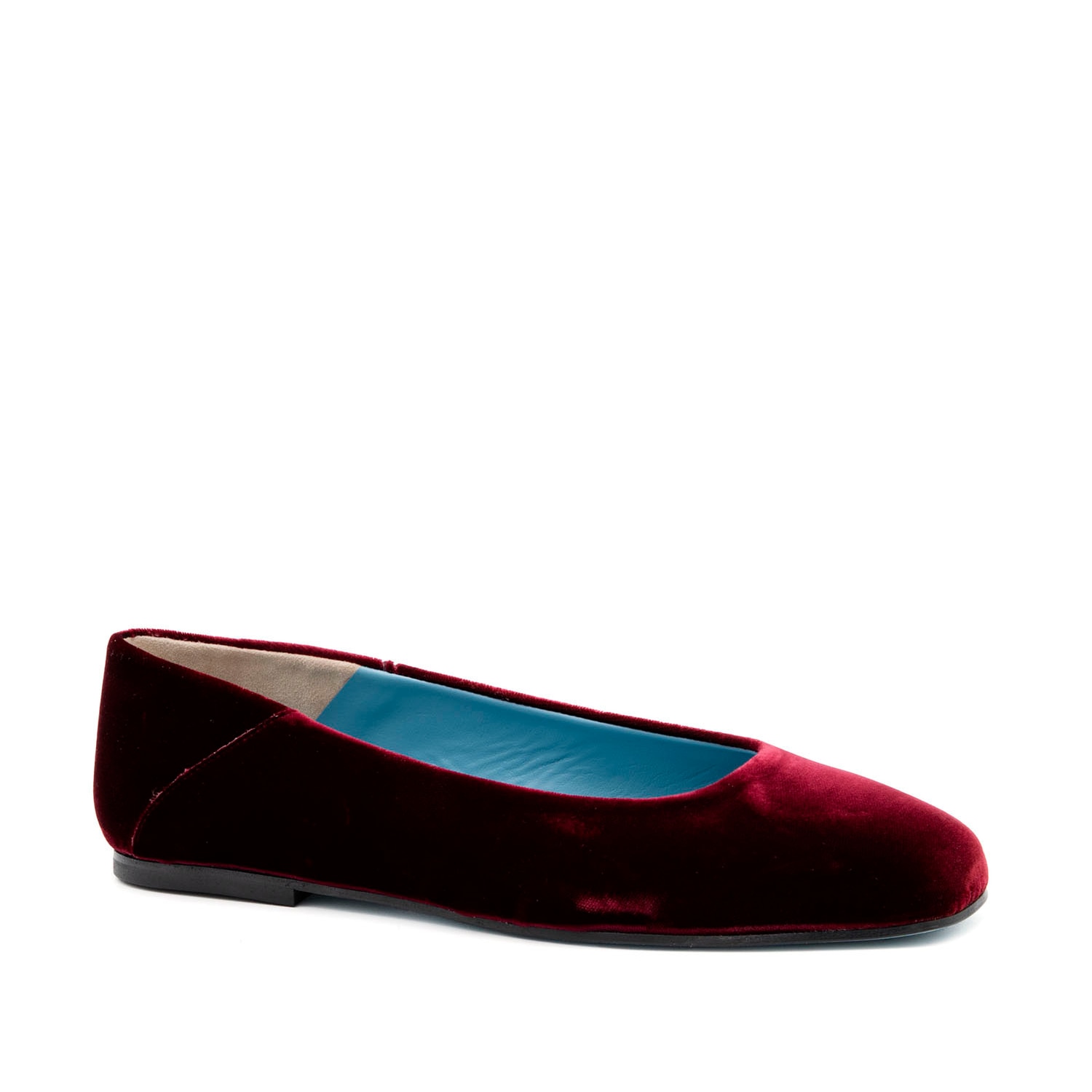 Valentina Rangoni Women's Red Betulla Sophisticated Flat - Bordeaux Valvet Master In Red