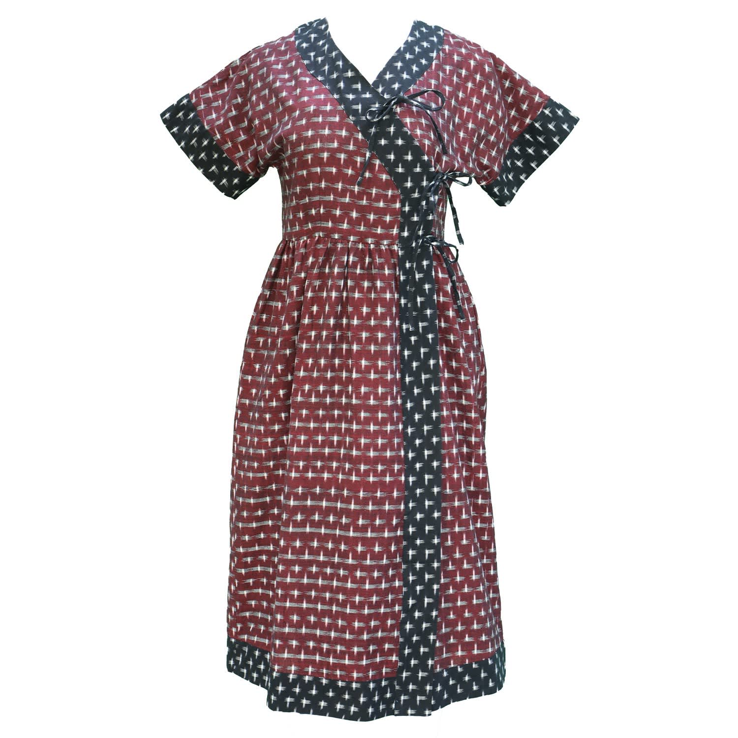 ikat cotton dress