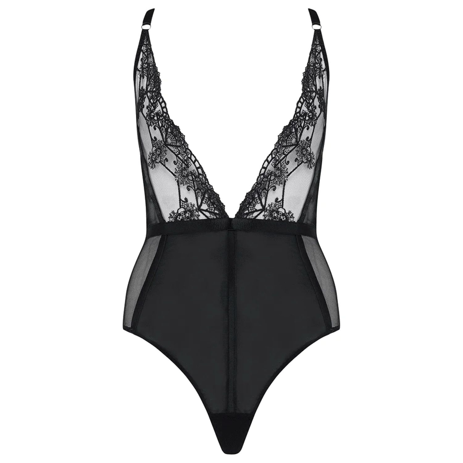Vollers The Corset Company Limited Women's Black Clara Bodysuit In Black