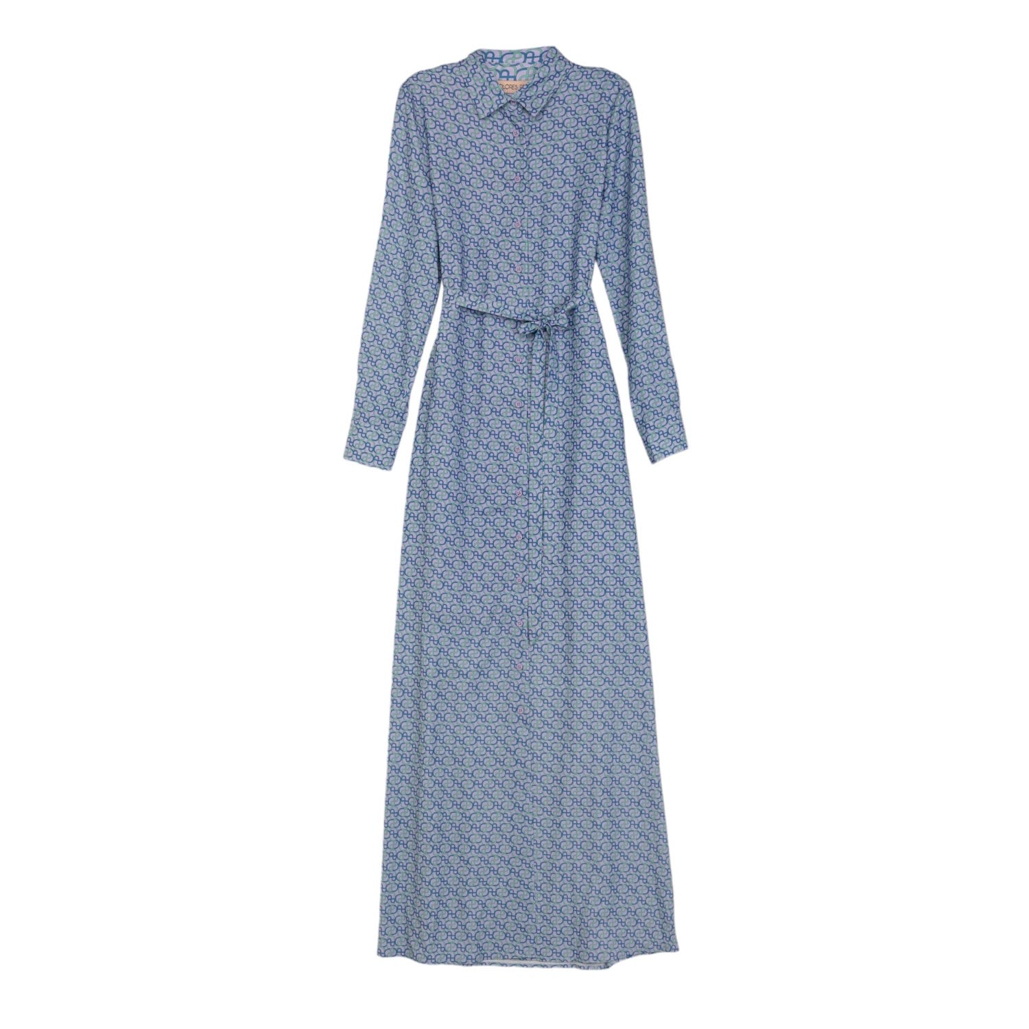 Women’s Blue Lavender Long Dress Rapport Small Dolores Promesas