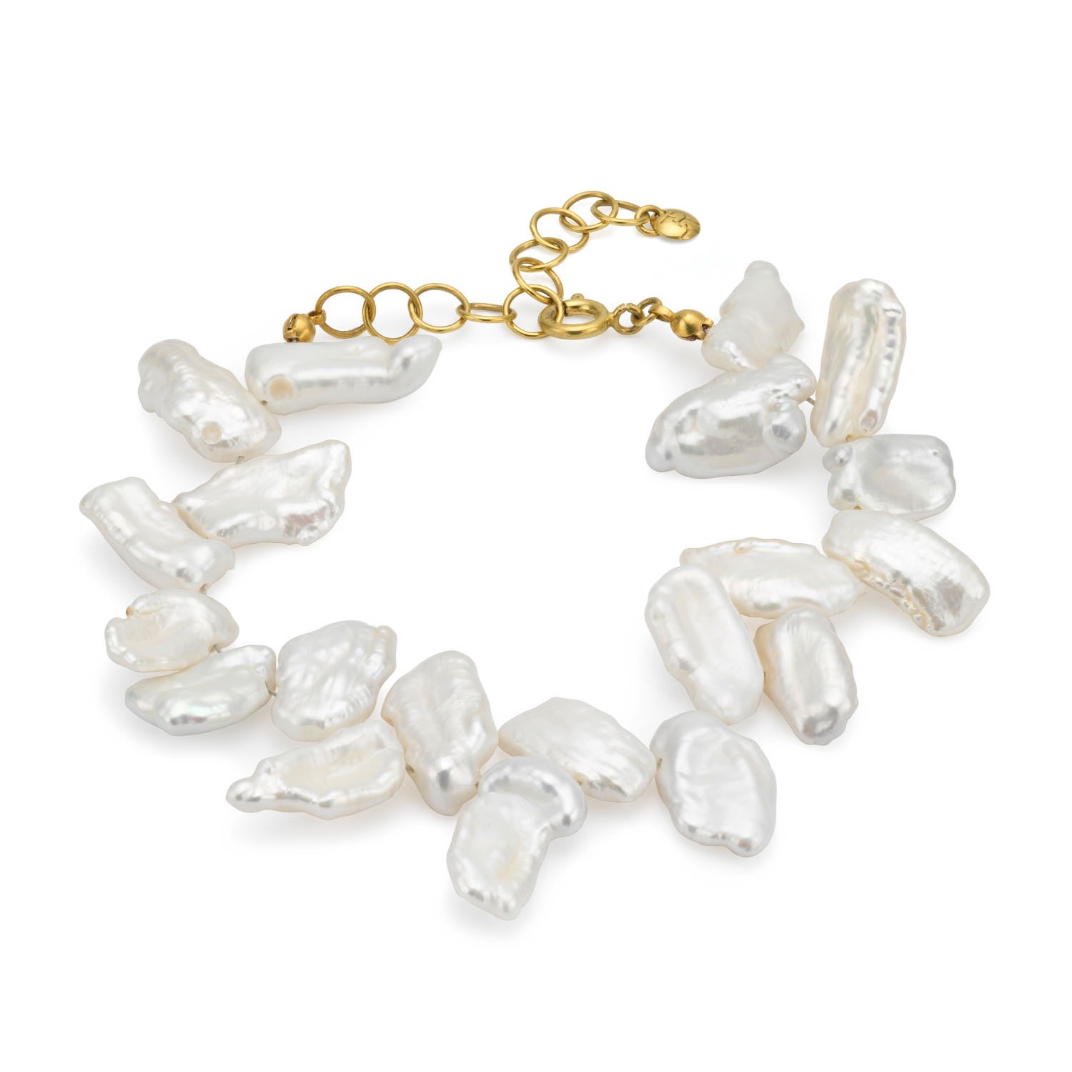 Women’s Gold Euphoria Keshi Pearl Bracelet Eva Remenyi