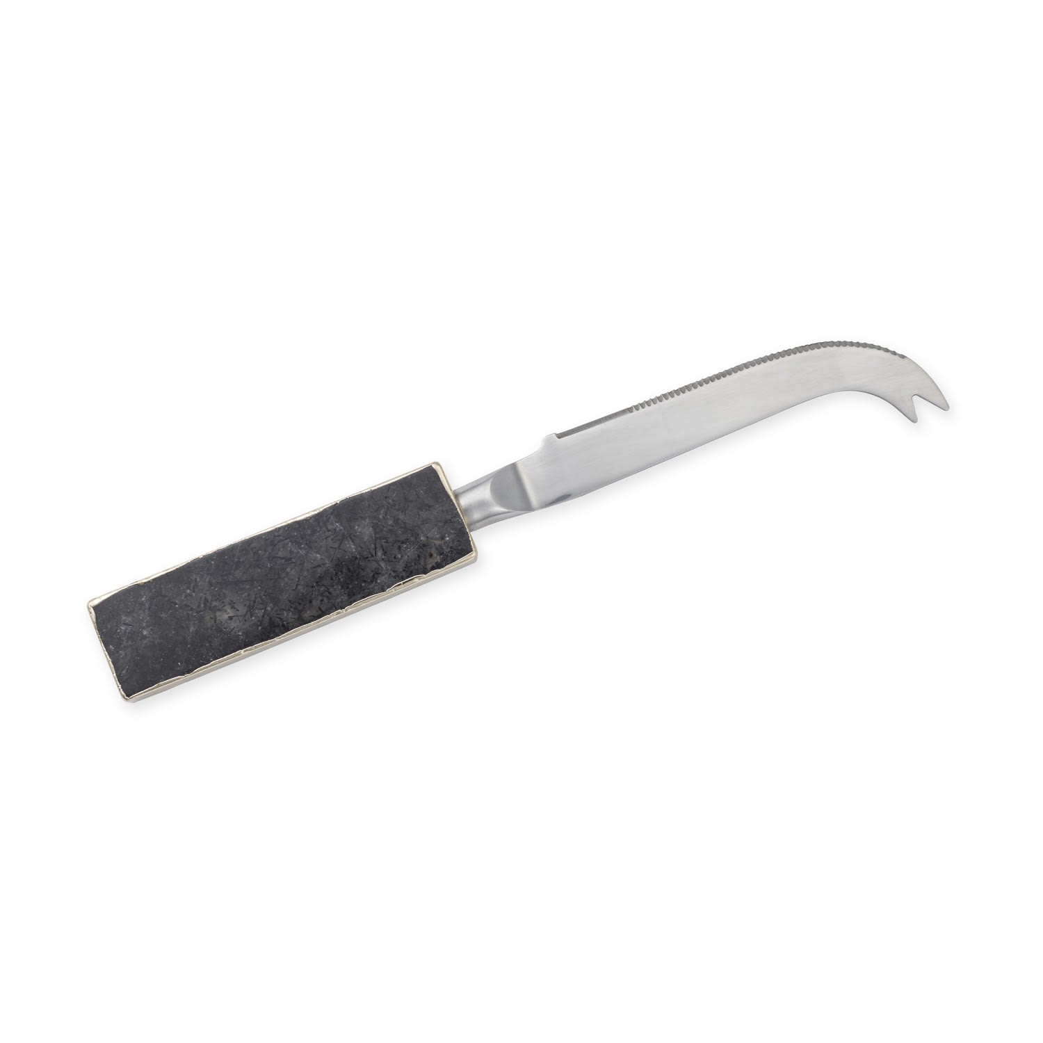 Greatfool Black Tourmaline Soft Cheese Knife - Gold In Black