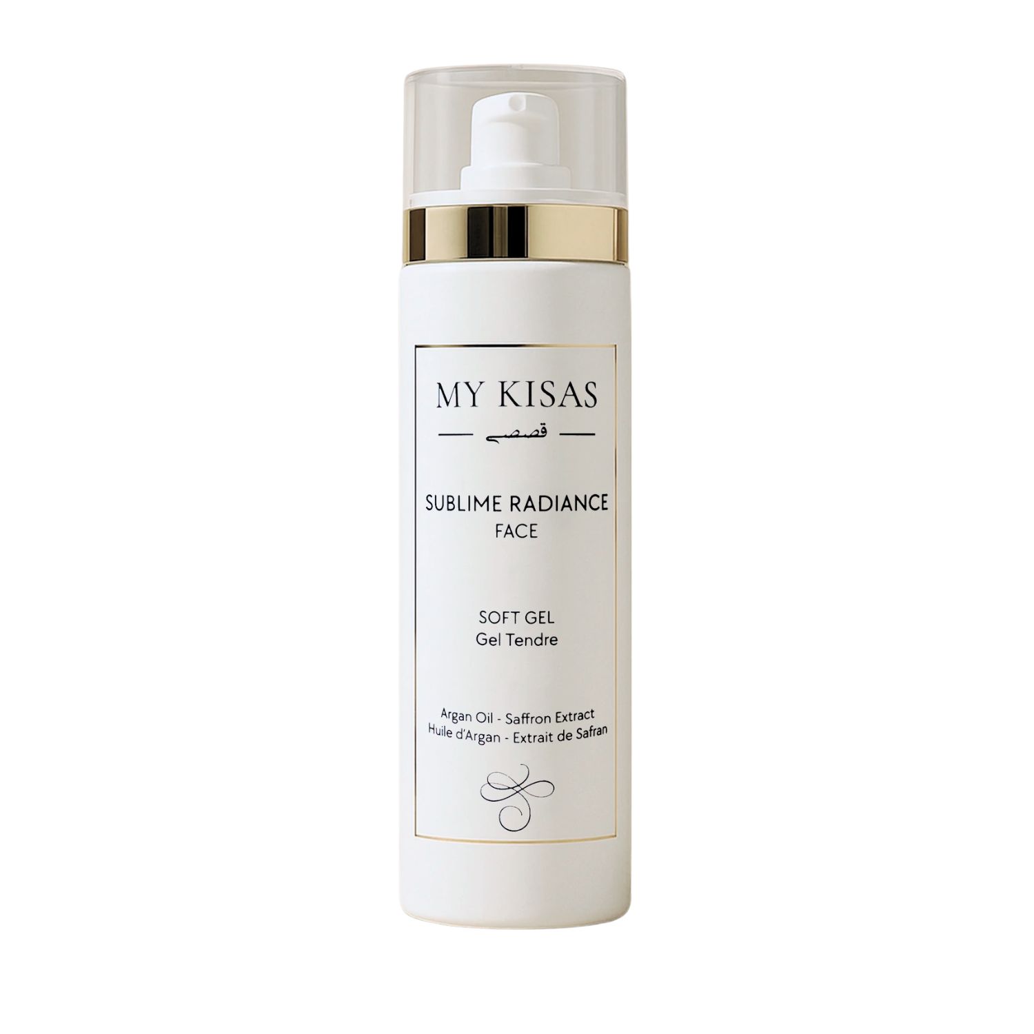 My Kisas Neutrals Soft Gel - Face Cleanser With Argan Oil, Saffron Extract. In Orange