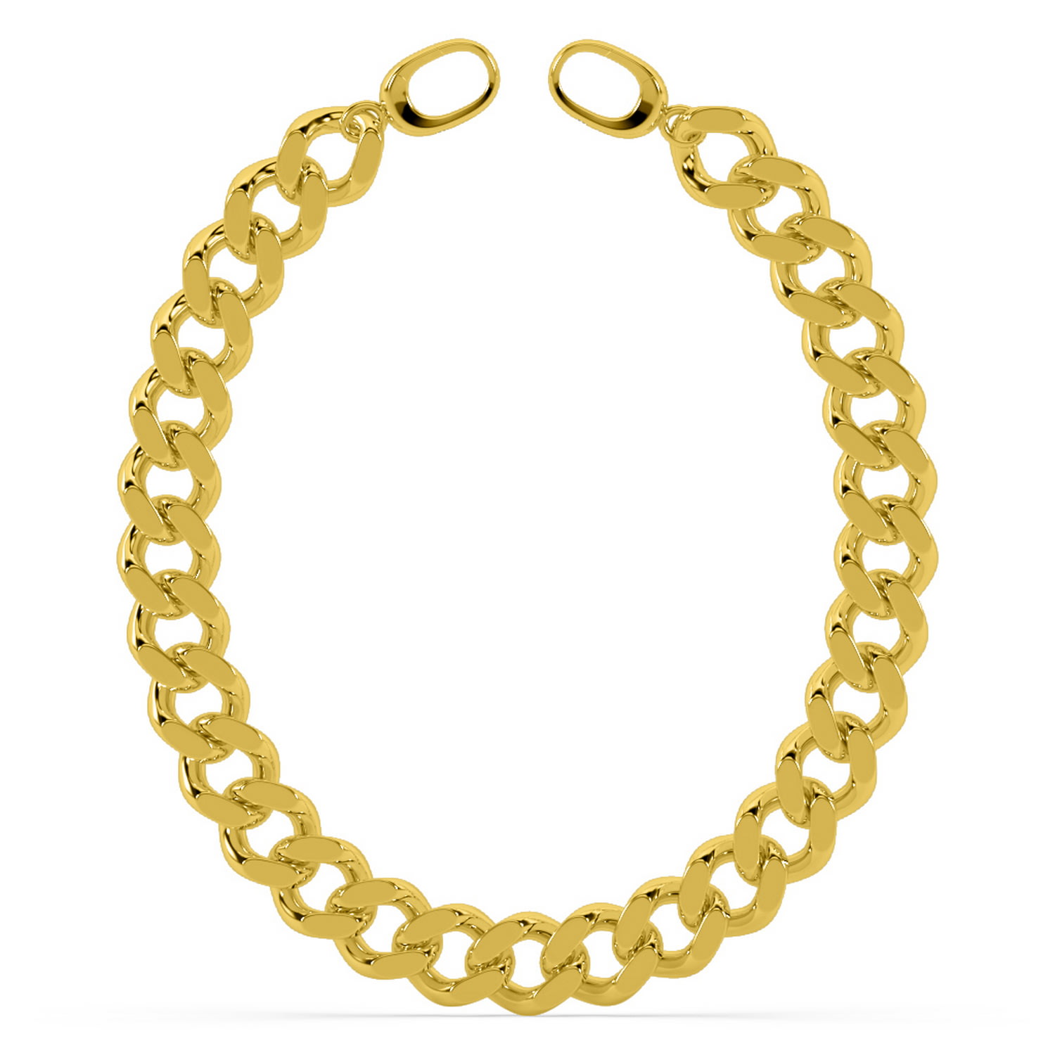 Oni Fine Jewelry Women's Bold Cuban Link Anklet - Gold In Gold