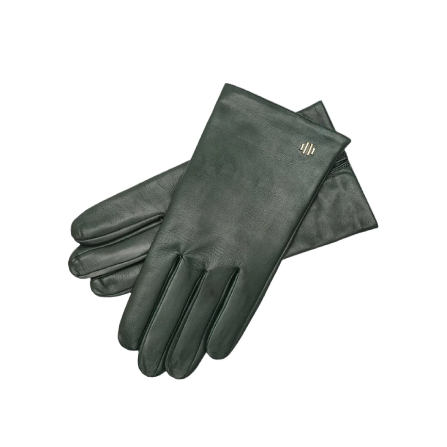 1861 Glove Manufactory Men's Hamerli Gaston Green Leather Gloves In Green