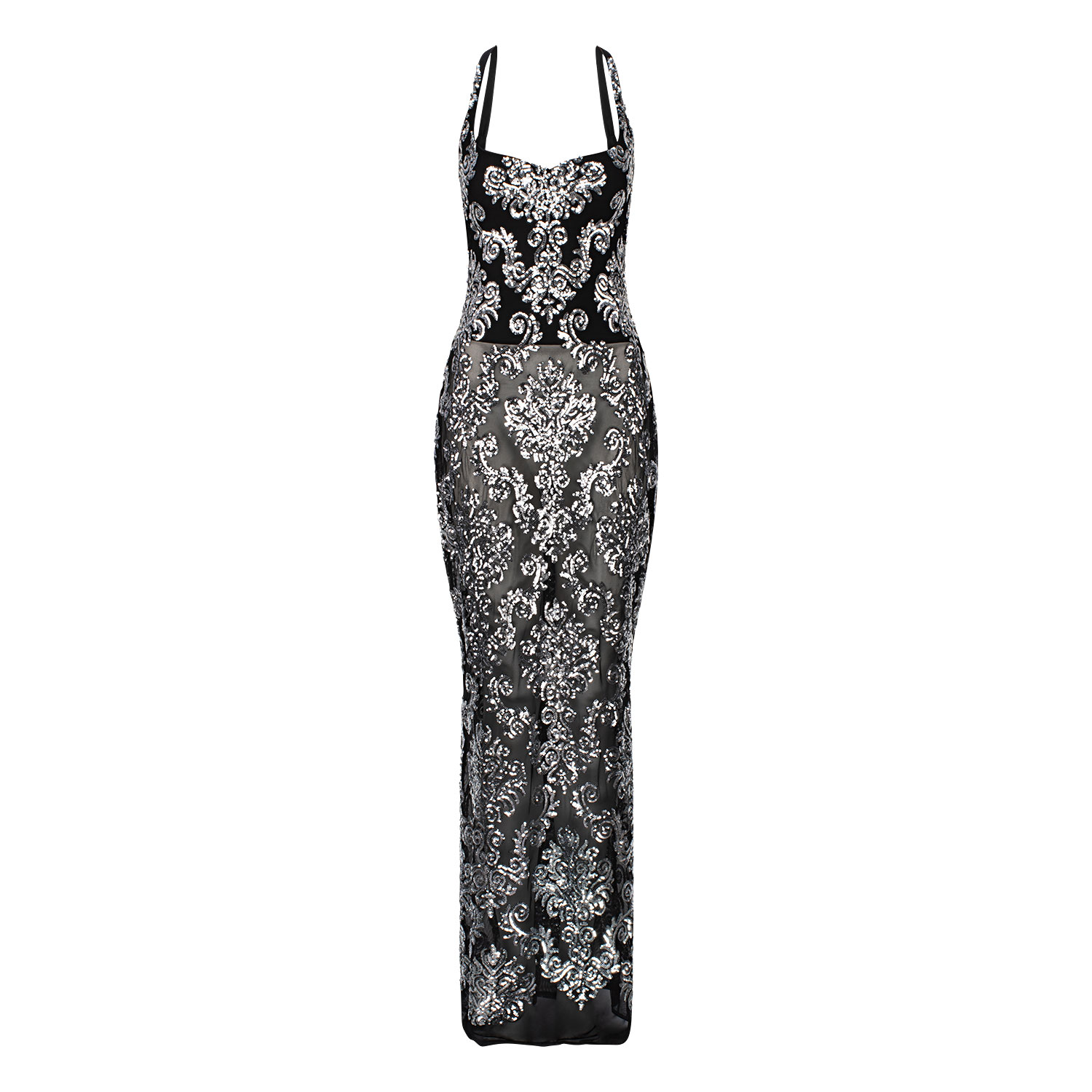 Women’s Black / Silver Arlette Dress S/M Karna Ramsay