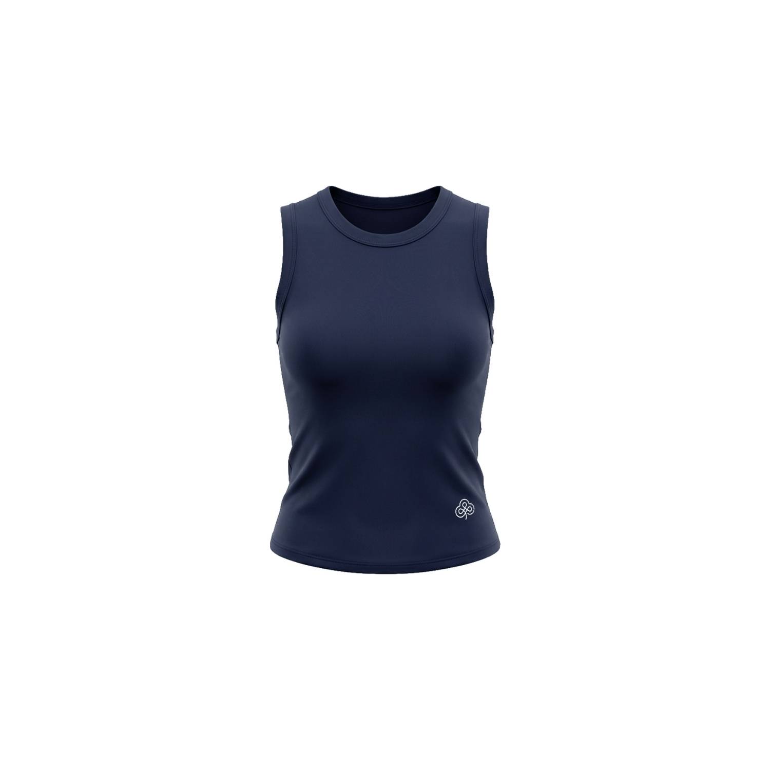 Be Athletica Women's Blue Be One Eighty Classic Tank - Midnight In Brown