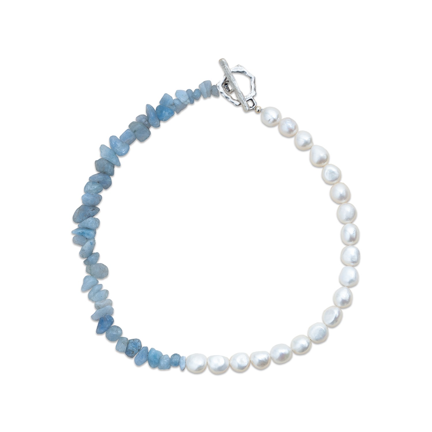 Women’s Blue / White Marni Pearl X Aquamarine Necklace Cocoatemyshoes