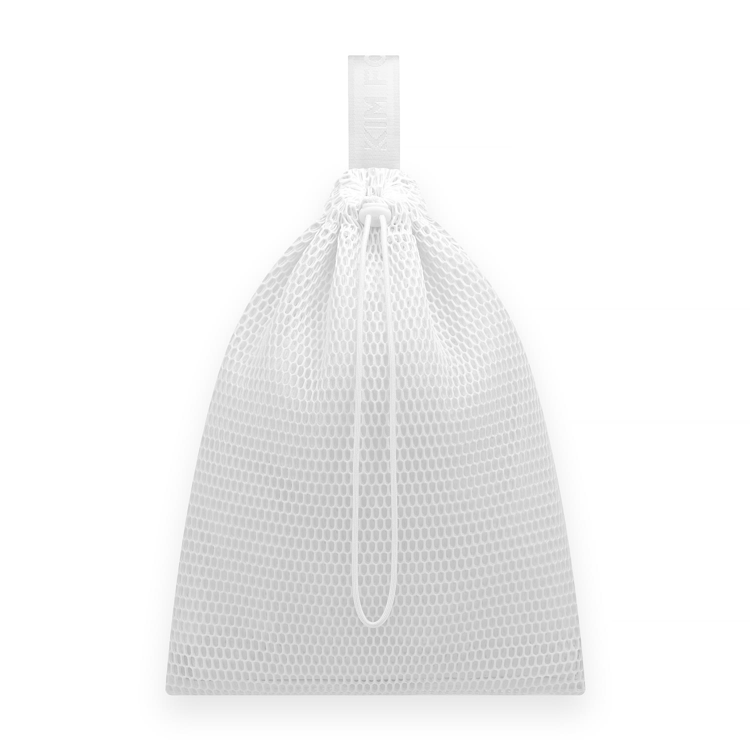 Kim Foley Women's White Mesh Athletic Beach Crossbody Bag In White
