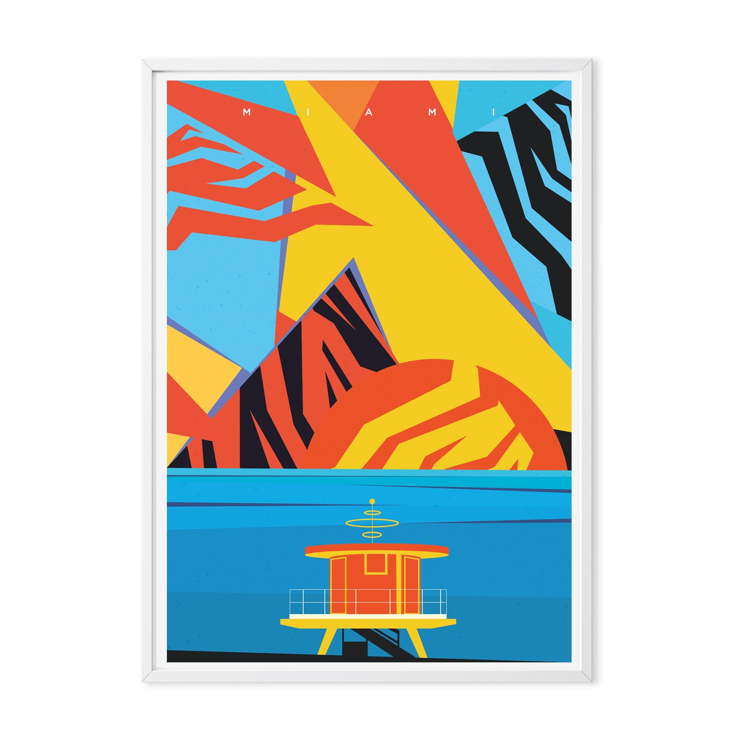 Eye For London Prints Miami Beach Forever Summer Art Print