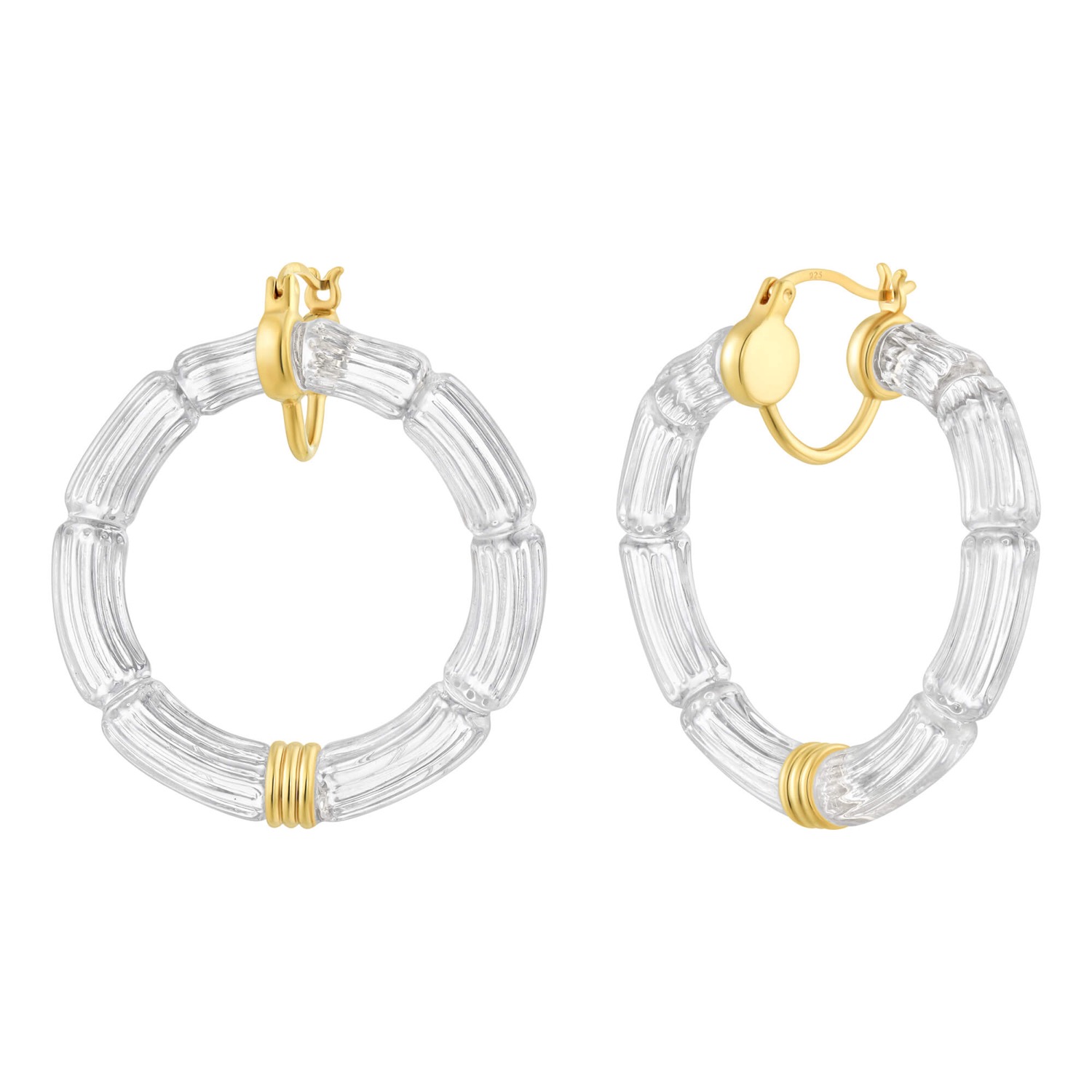 Chloe Bamboo Hoops