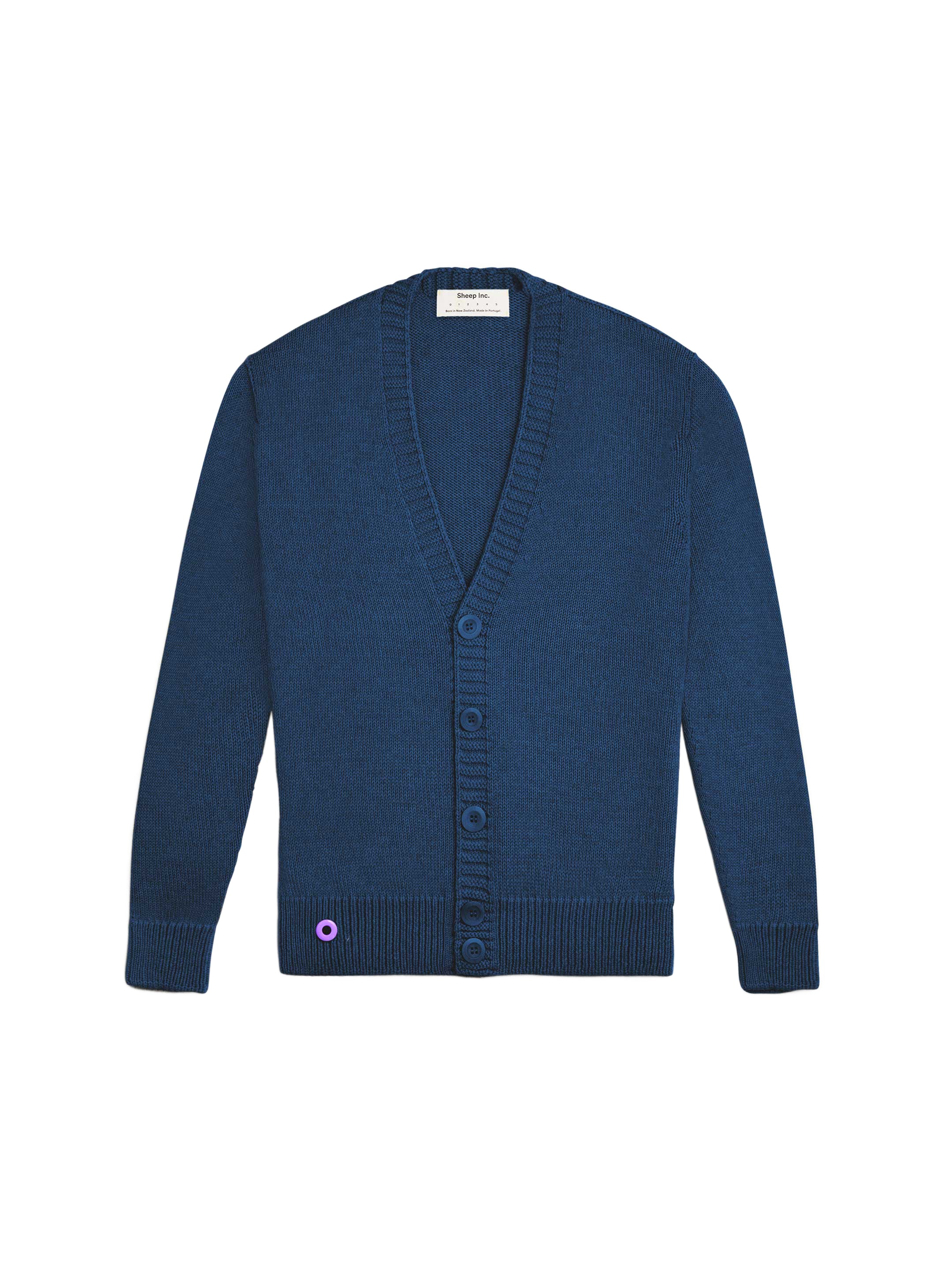 Men’s The Cardigan - Atlantic Blue Extra Small Sheep Inc.