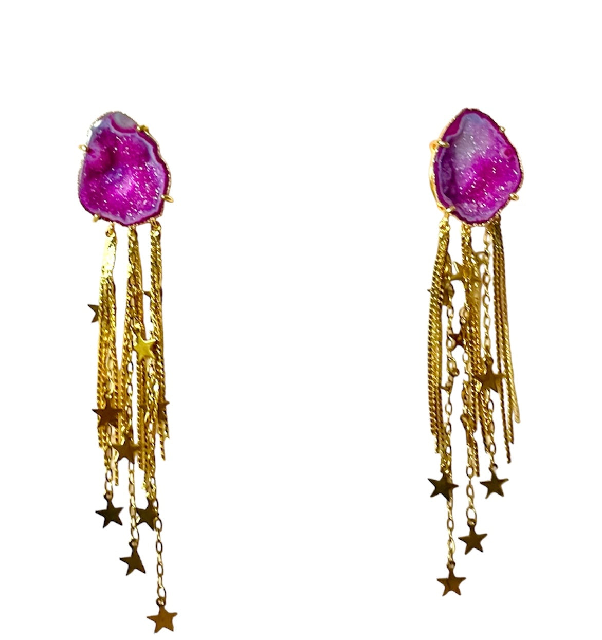 Magpie Rose Women's Pink / Purple Pink Stellar Earrings