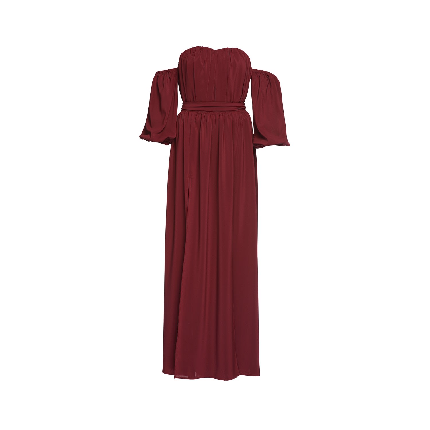 Women’s Red Xenia Maxi Dress Burgundy Small Nana’s