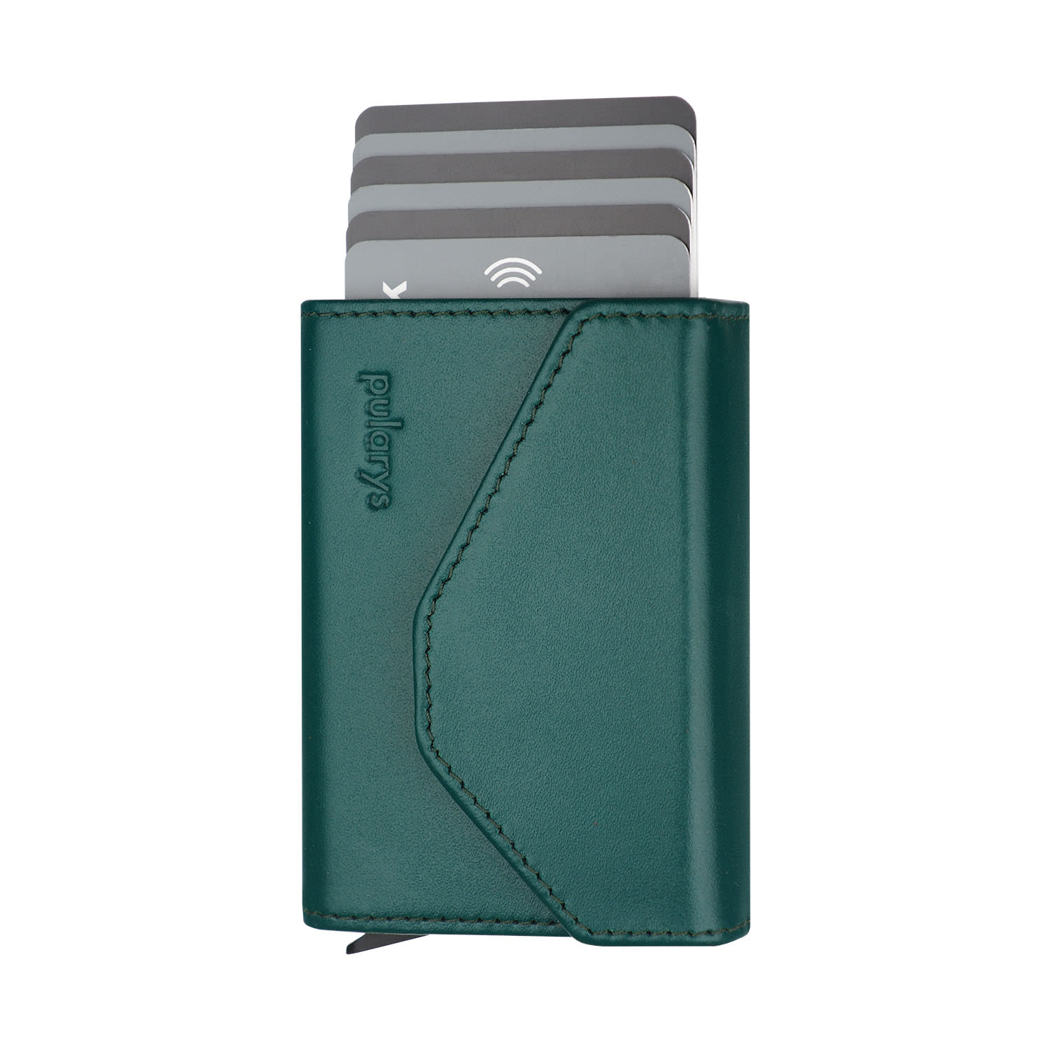 Men’s Pularys Rfid Wallet - Raven Style In Green Colour