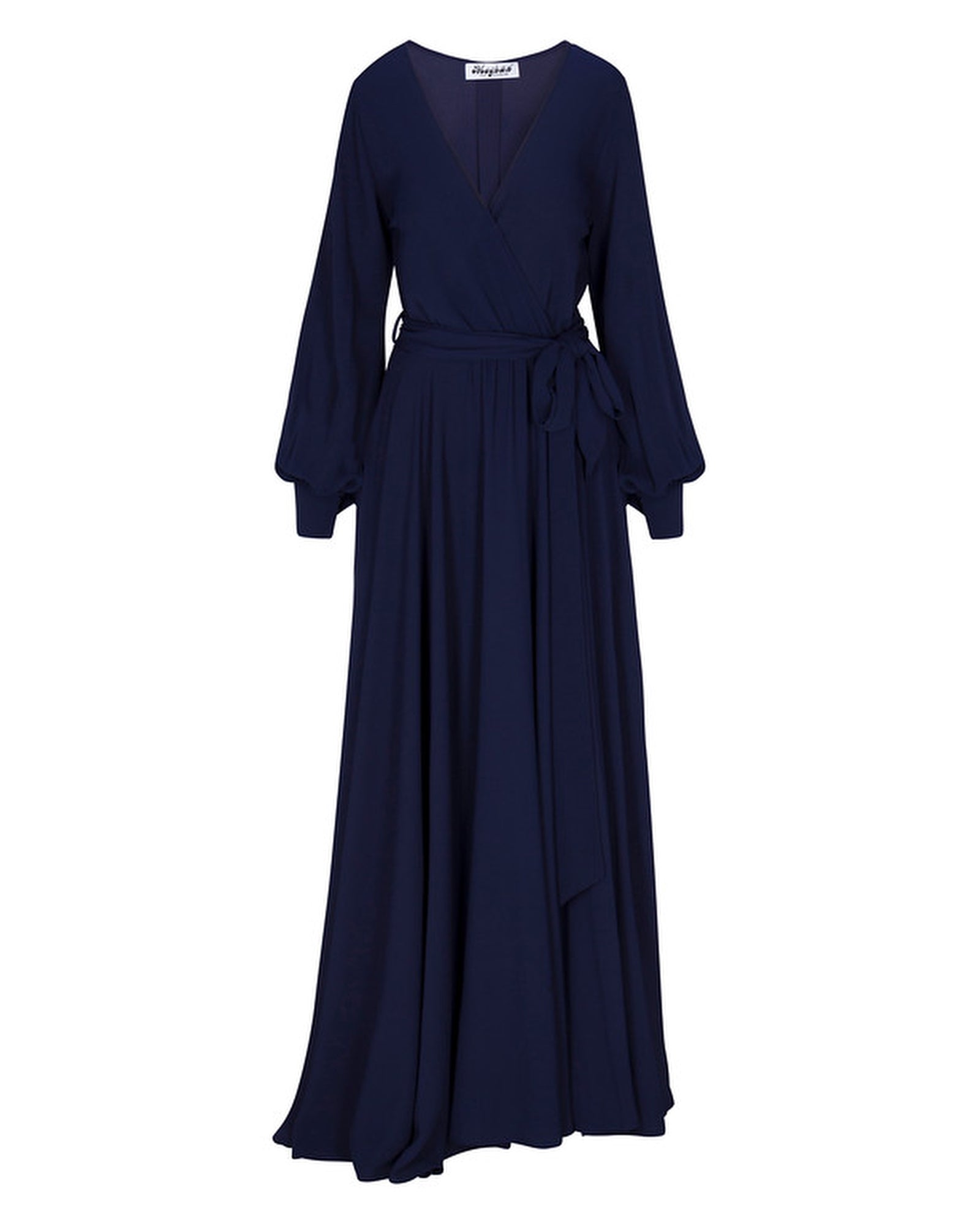 Meghan Fabulous Women's Blue Lilypad Maxi Dress - Navy