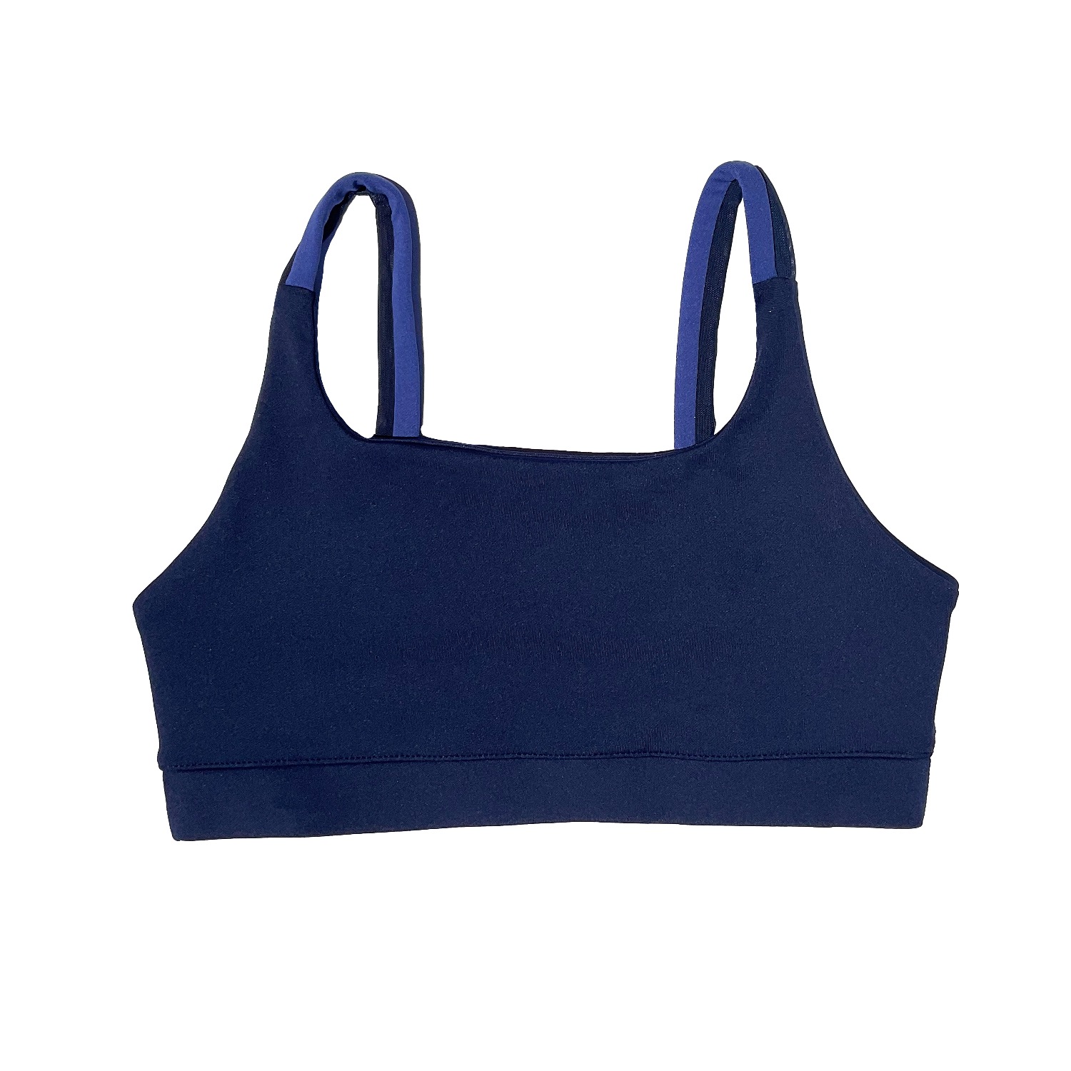 Taupe Activewear Women's Blue Mesh Strap Bra