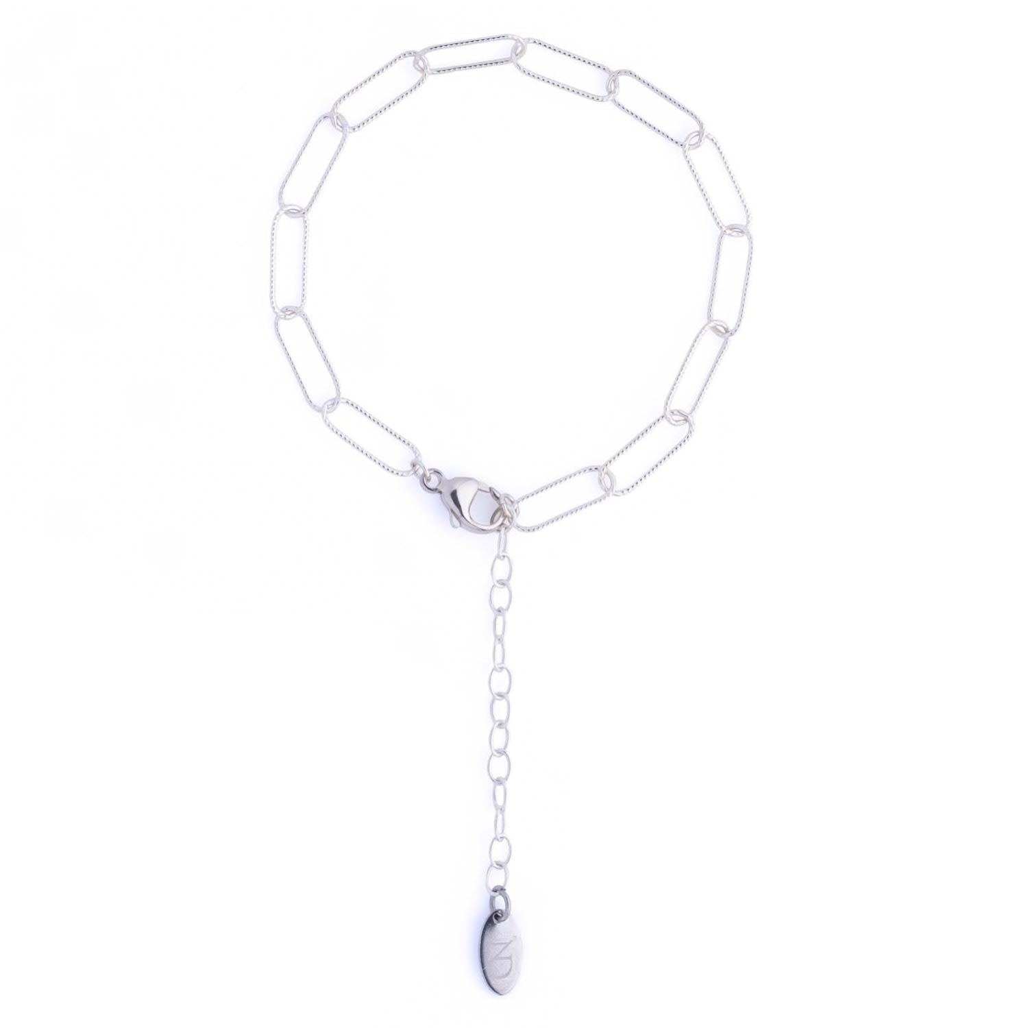 N'damus London Women's Hatton Safe Sterling Silver Chain Bracelet
