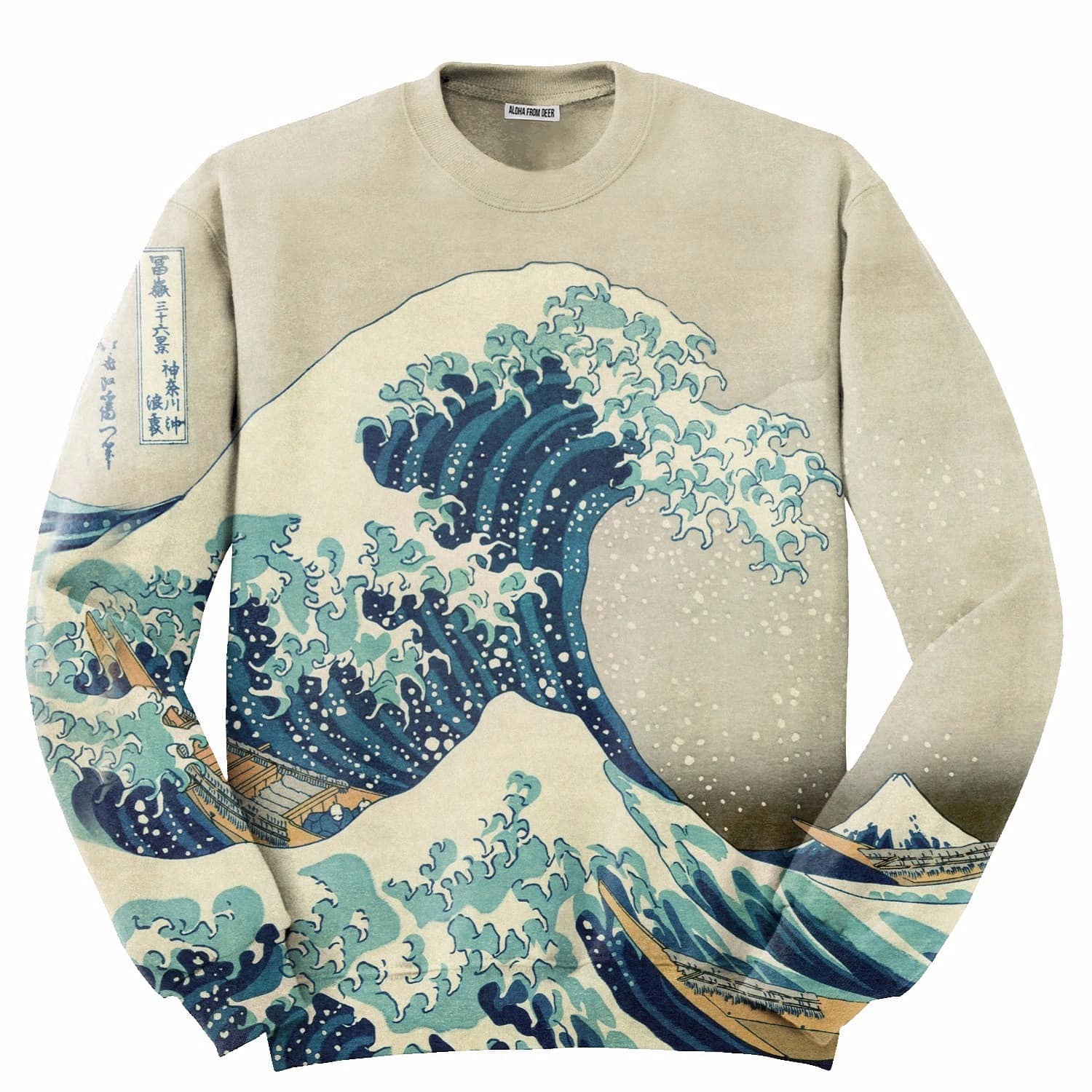 great wave sweatshirt