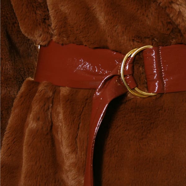 Aggi By Halewski Heera Mink Faux Fur Coat In Fur
