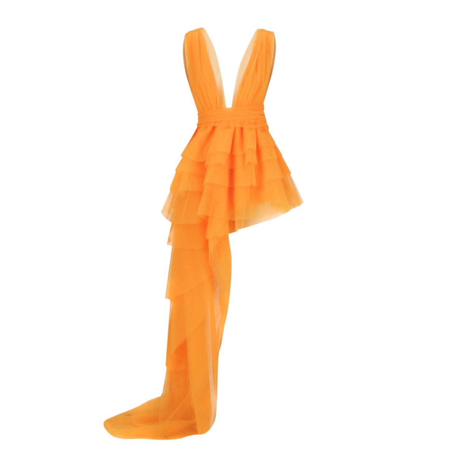 Studio Lexi Women's Yellow / Orange Lola Dress - Mango In Yellow/orange