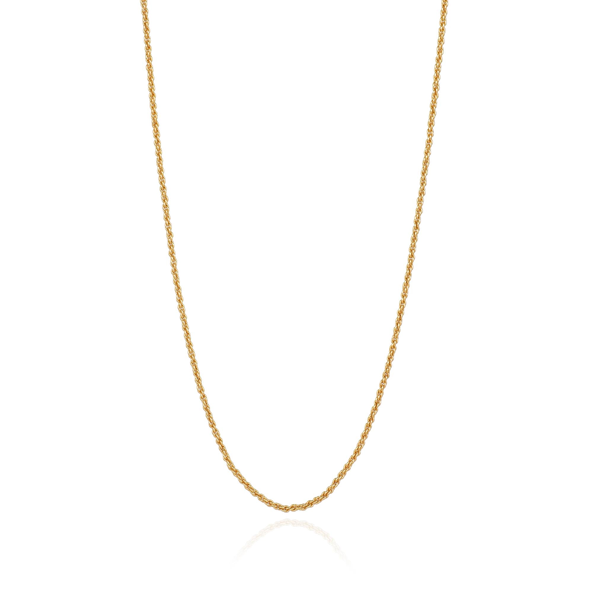 Lila Rasa Women's Rope Chain Necklace Gold 17" In Gold