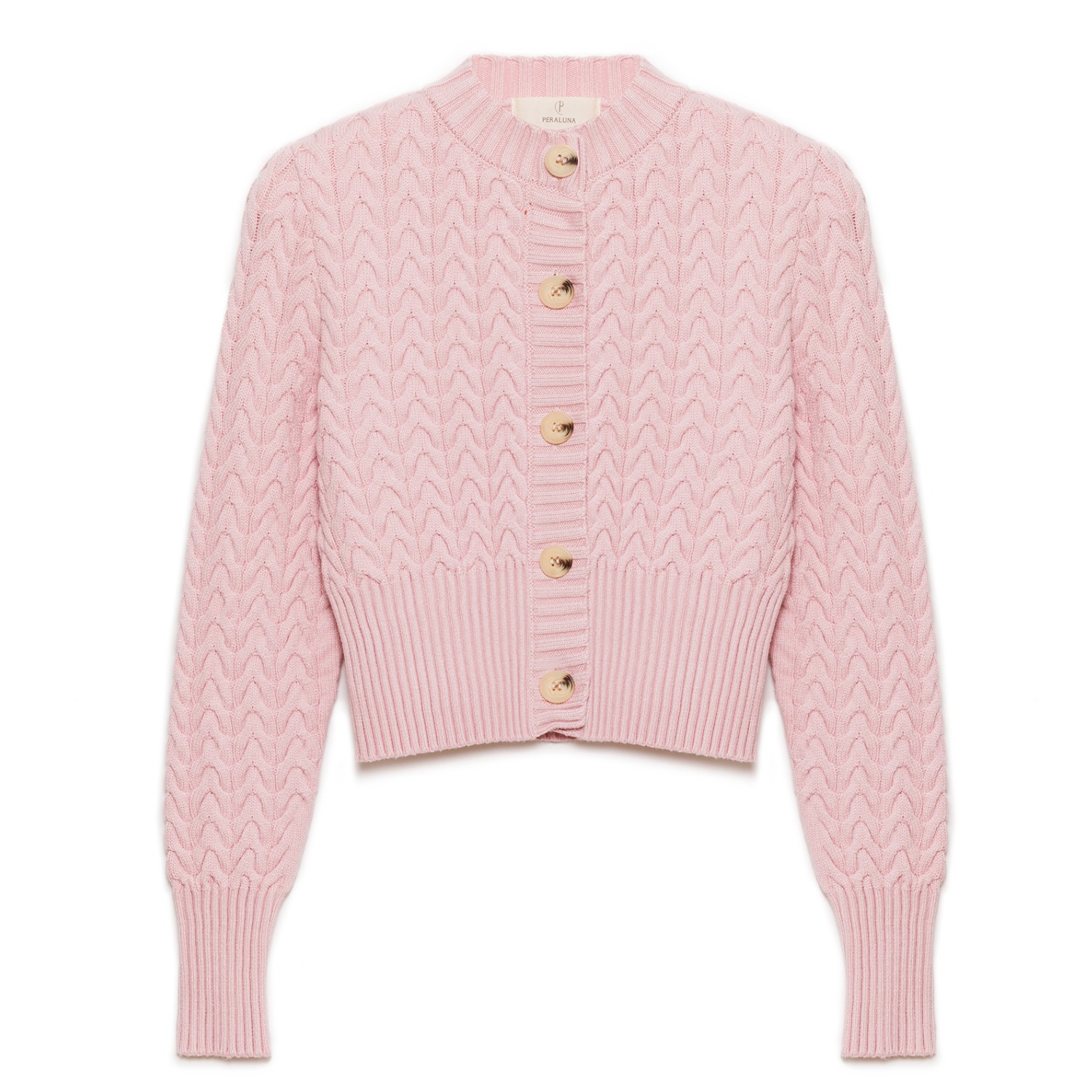 【HI FI FNK】String Crop Cardigan Women's Cropped 3/4 Sleeves Cardigan Sweater PinUp Option 2