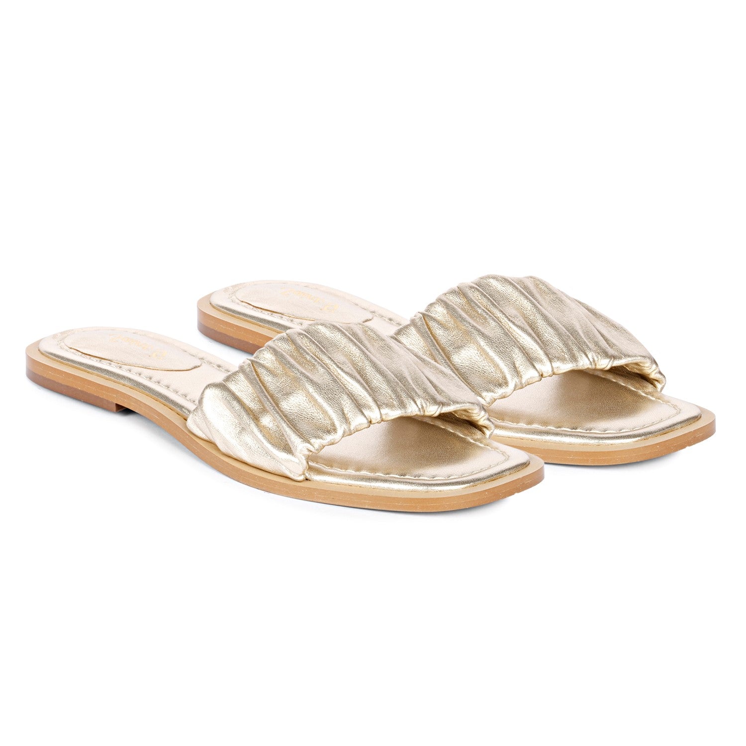 Women’s Gold Venciza Platino Sandals 3 Uk Saint G