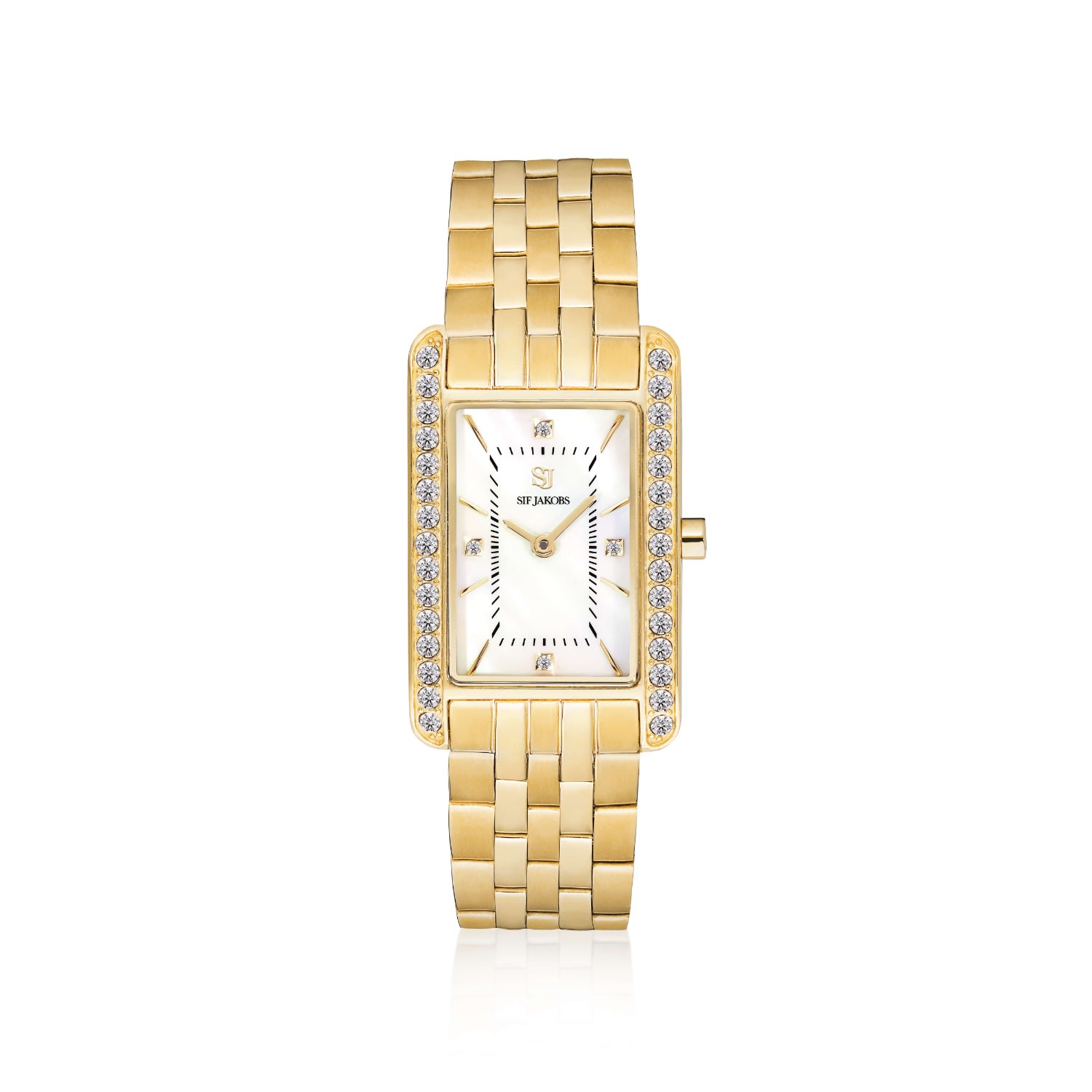 Sif Jakobs Jewellery Women's Gold / White Watch Martina Gold, White In Gold/white