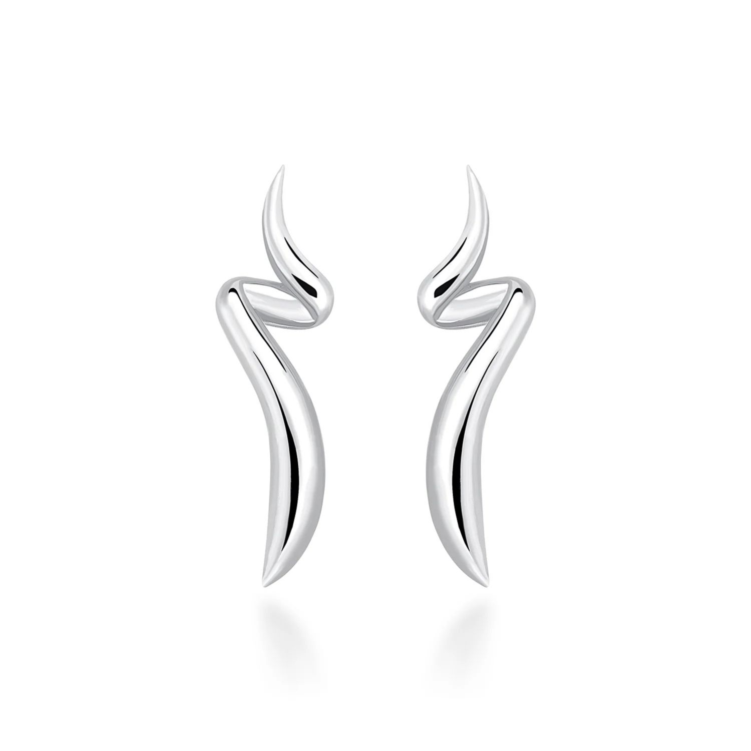 Tiron Women's Caelivra Silva Silver Earing