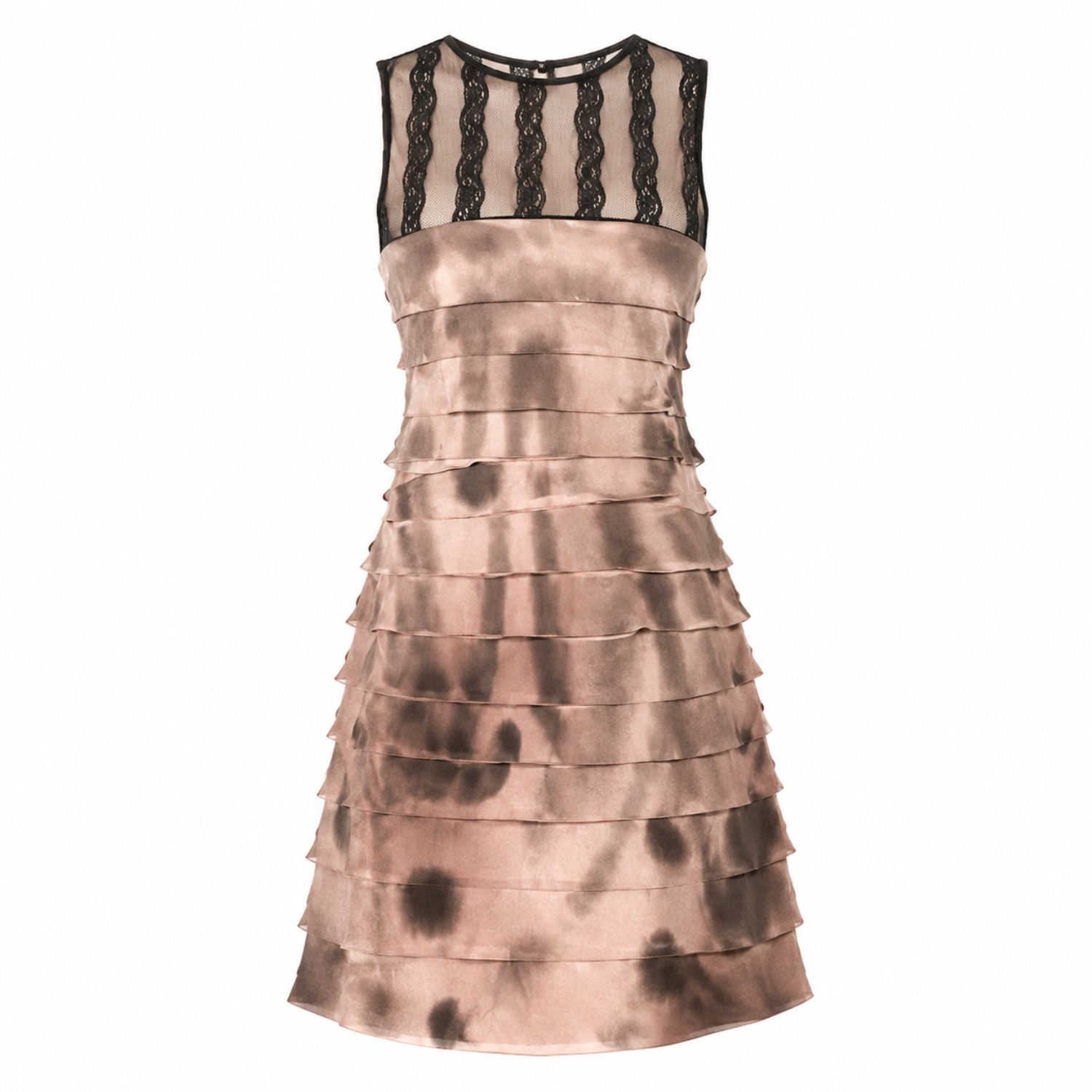Miro Misljen Women's Pink Mozaique Dress In Brown