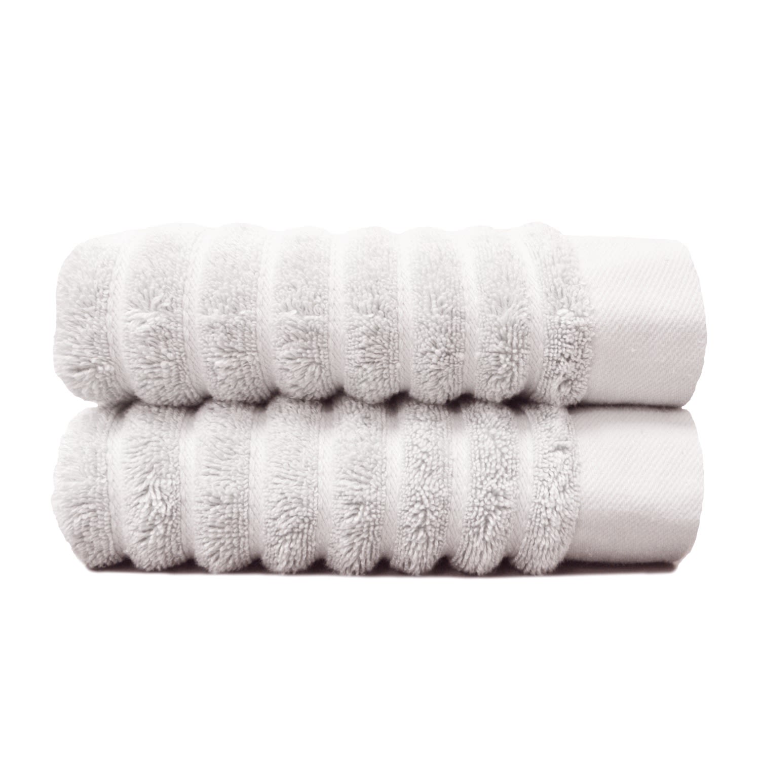 Misona Organic Cotton Bath Towel Set - White In White