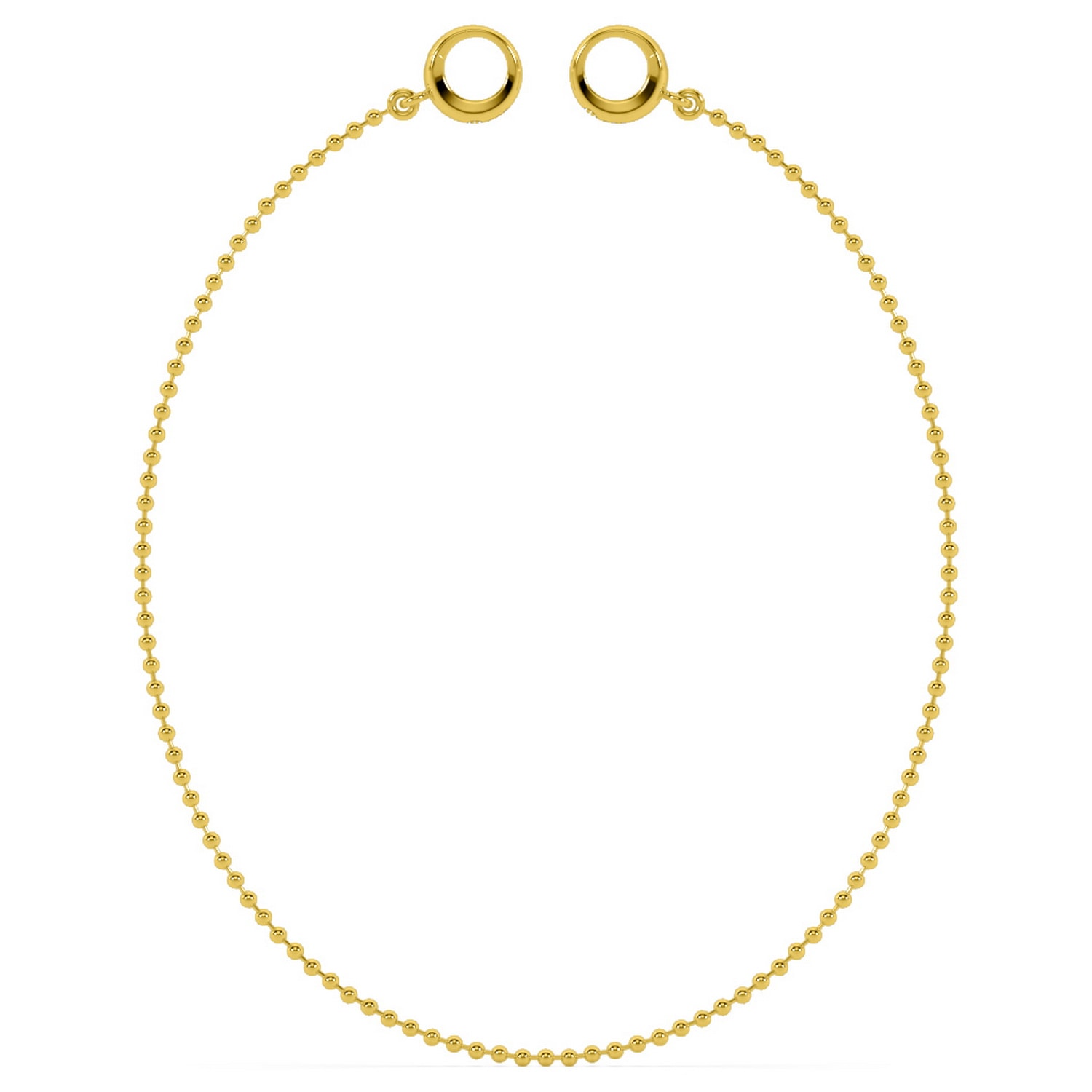 Oni Fine Jewelry Women's Mini Sphere Anklet - Gold In Gold