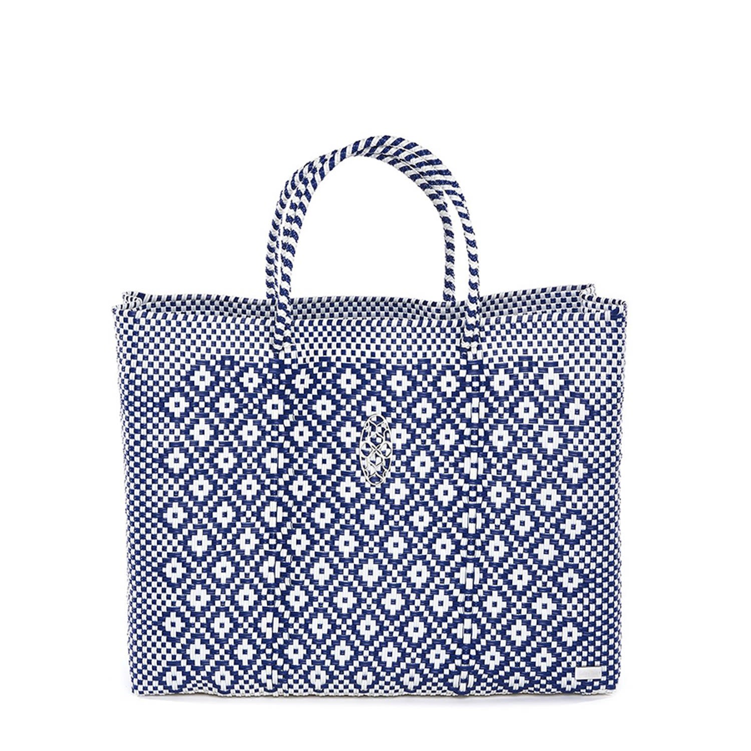 Women’s Blue Book Tote Bag With Clutch Lolas Bag