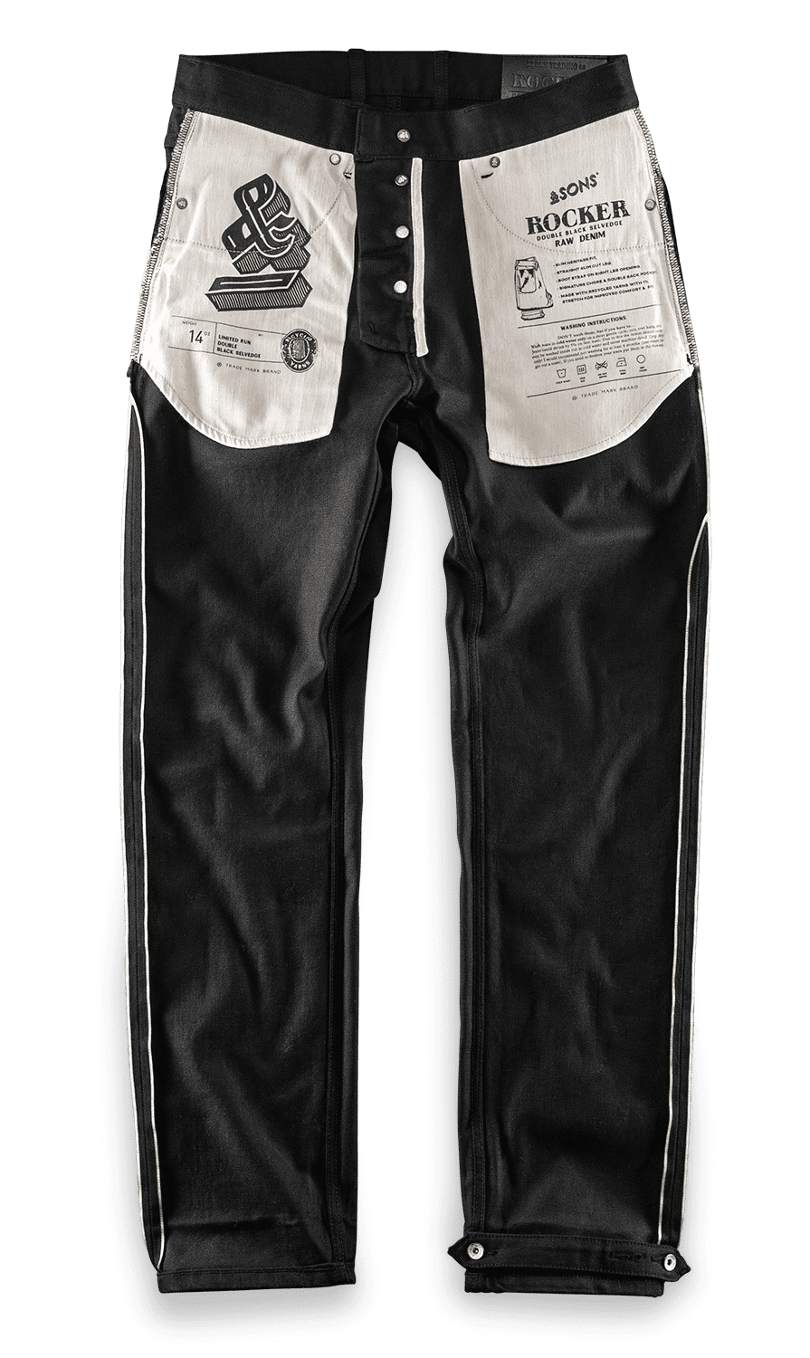 Soor Ploom - Retro Organic Cotton Jeans - Denim | Smallable