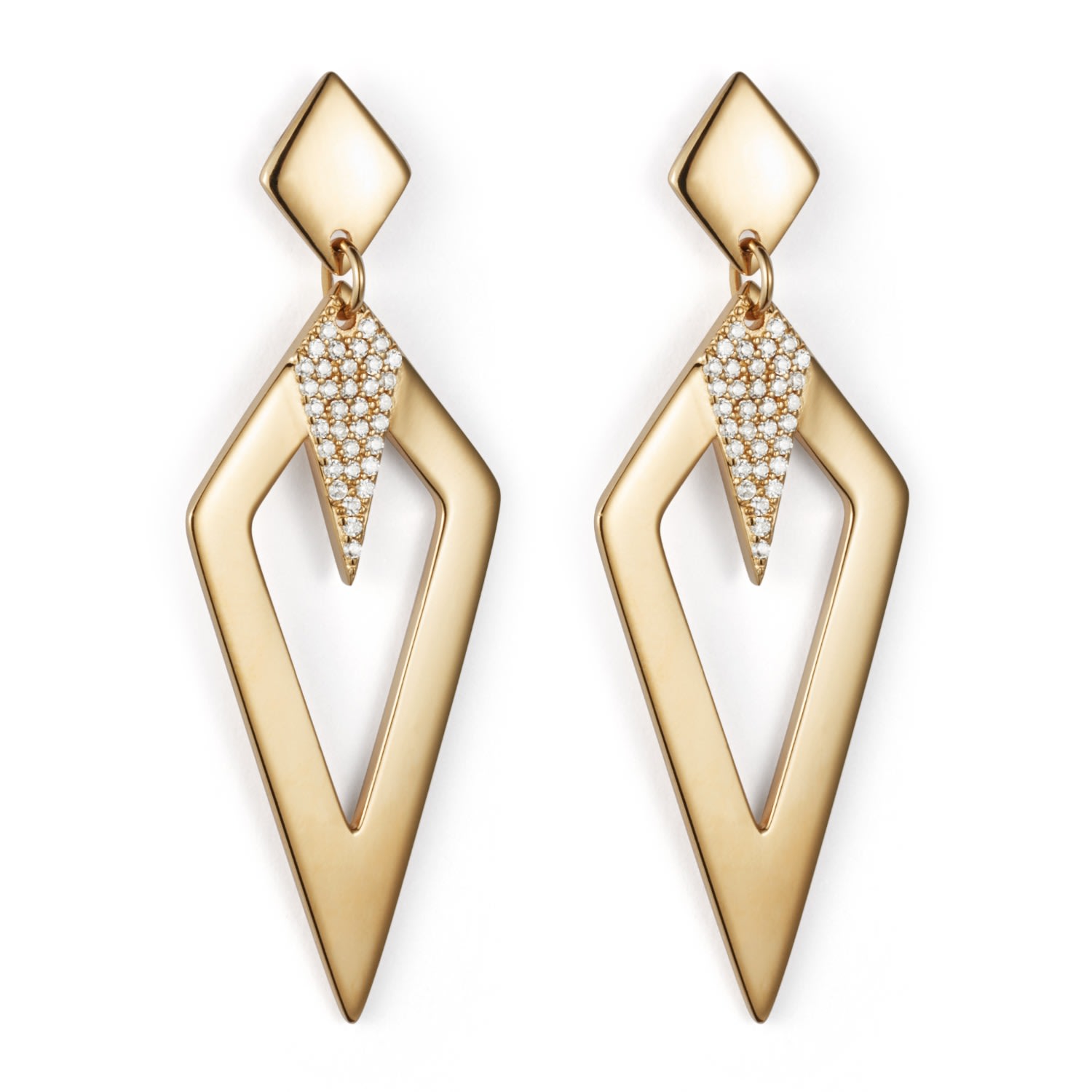 Shop Toolally Women's Arrowhead Earrings - Gold