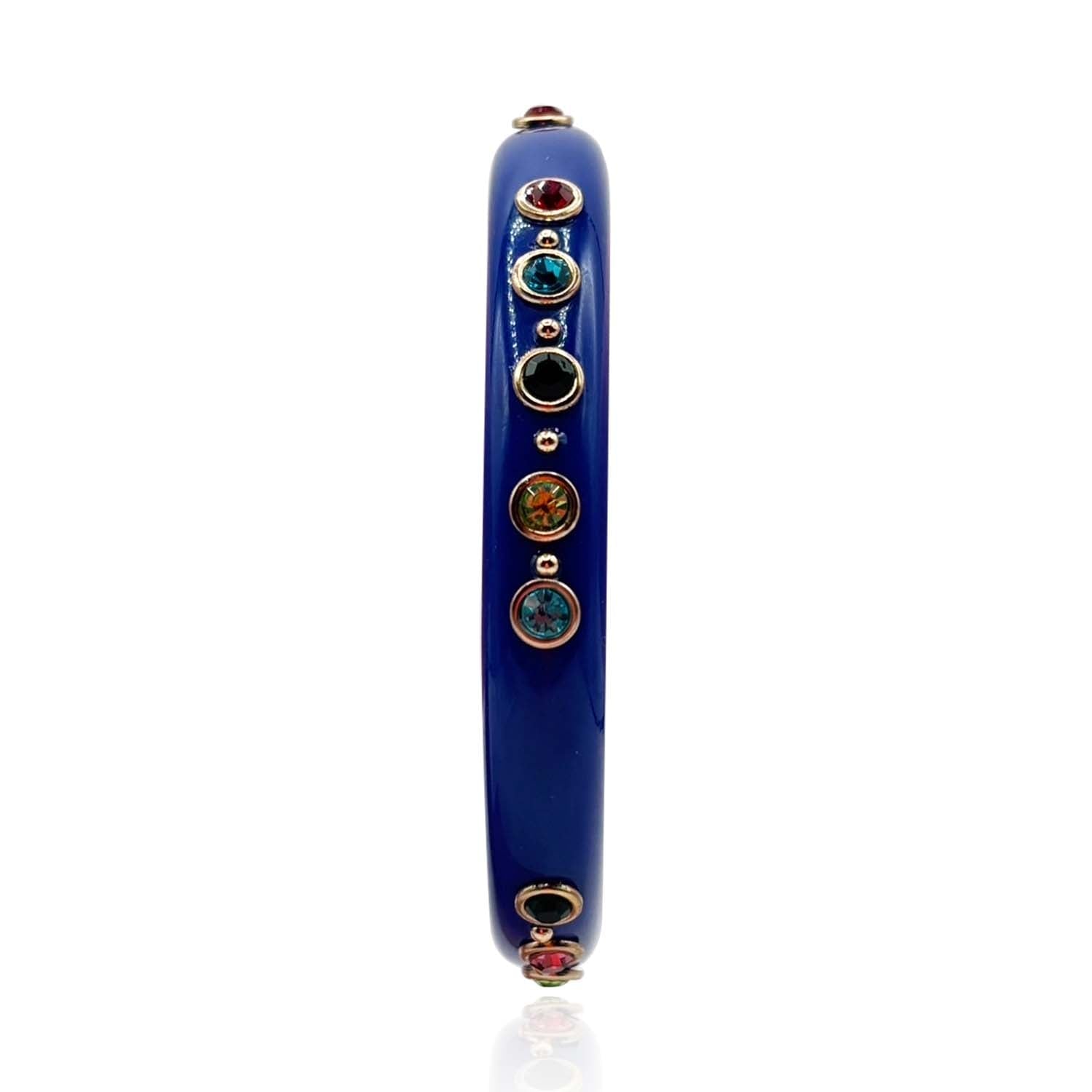 Michael Nash Jewelry Women's Blue Navy Resin Studded Resin Bangle