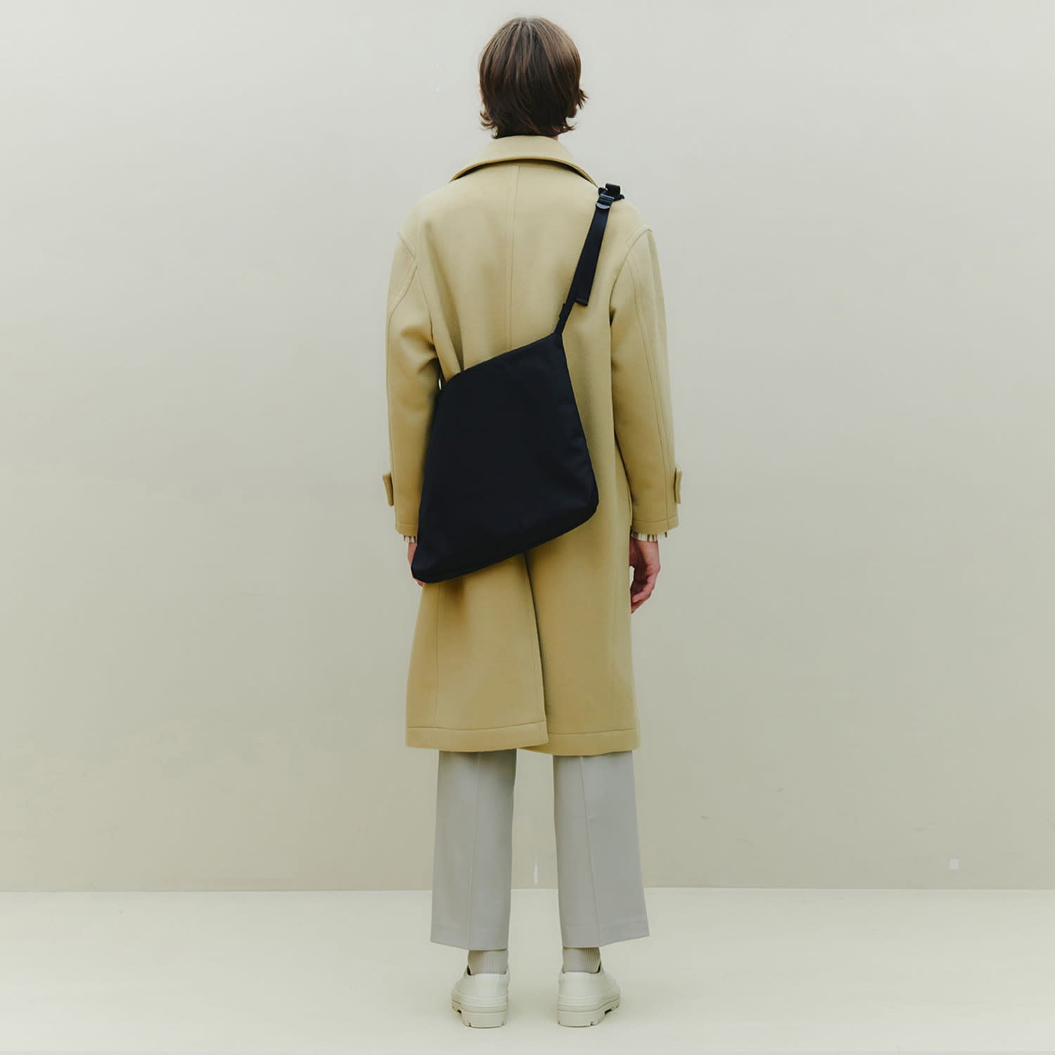 ☆HAH ARCHIVE☆ Signature Strap Crossbody Bag Black S#scb Signature Strap Crossbody Bag (Black) - HAH ARCHIVE | 60