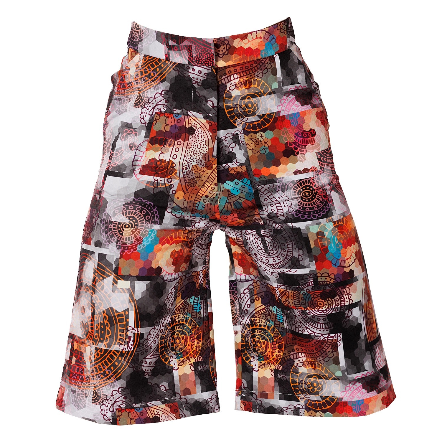 Women’s Classic High - Waisted Shorts With Print Xxxs Maison Bogomil