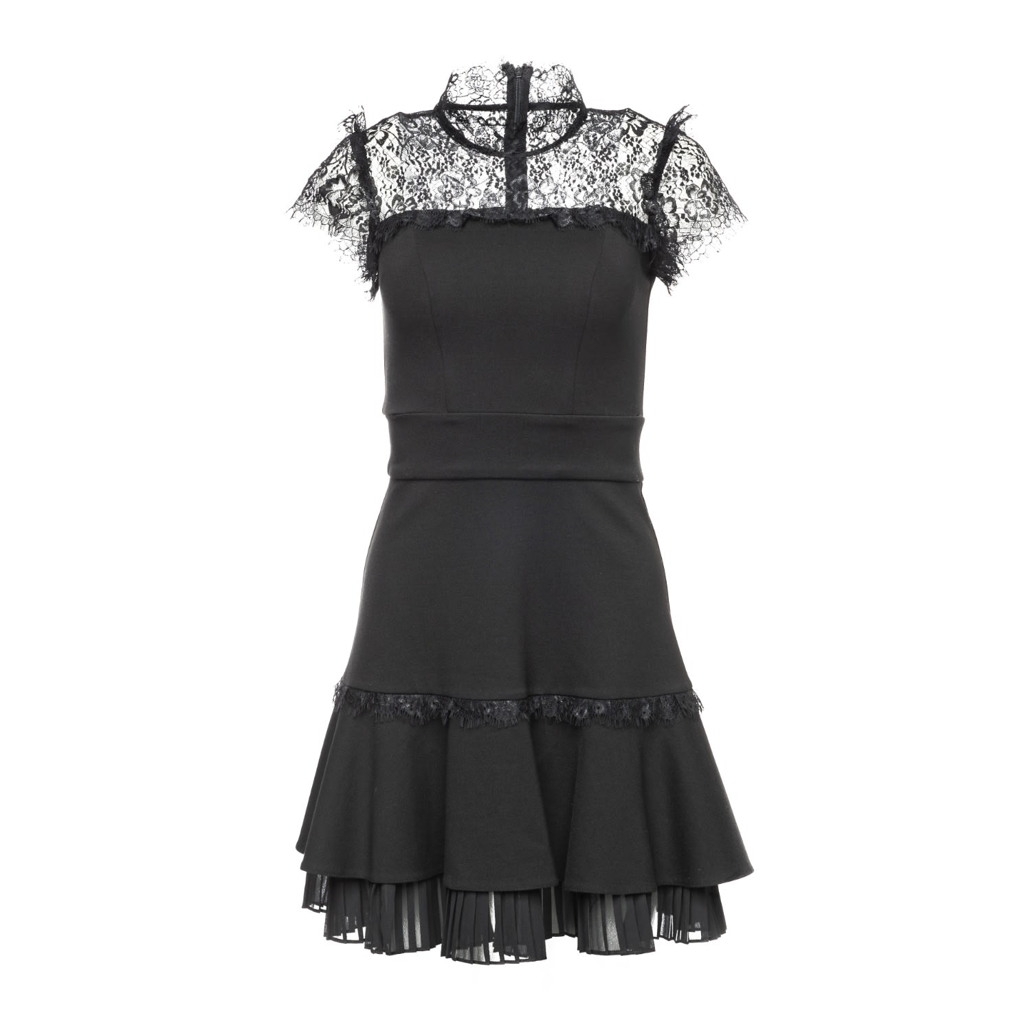 Women’s Cassandra Lace Dress Black Xxs Vasiliki Atelier