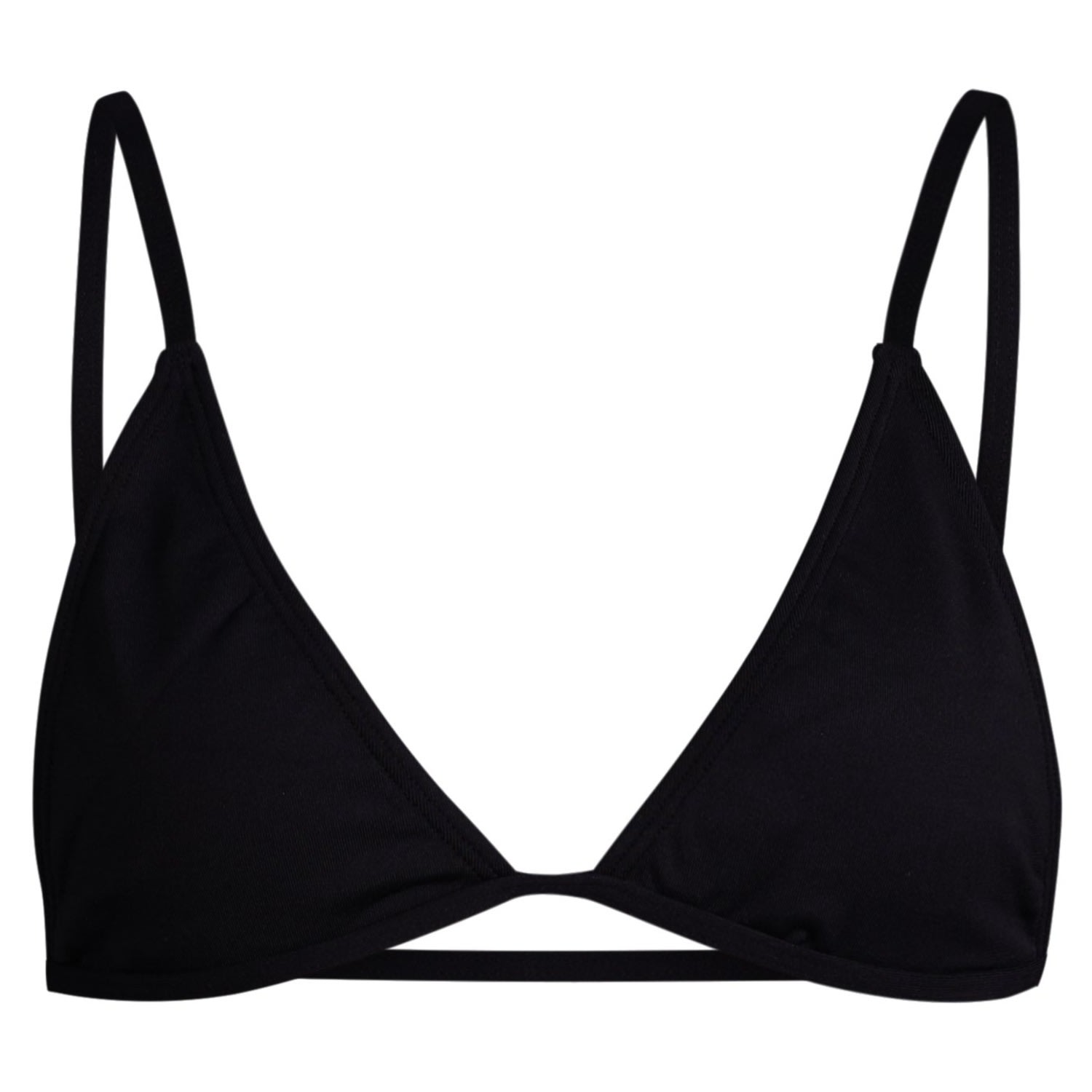 Minimale Animale Women's Mirage Bikini Top - Dark Seas Black In Black
