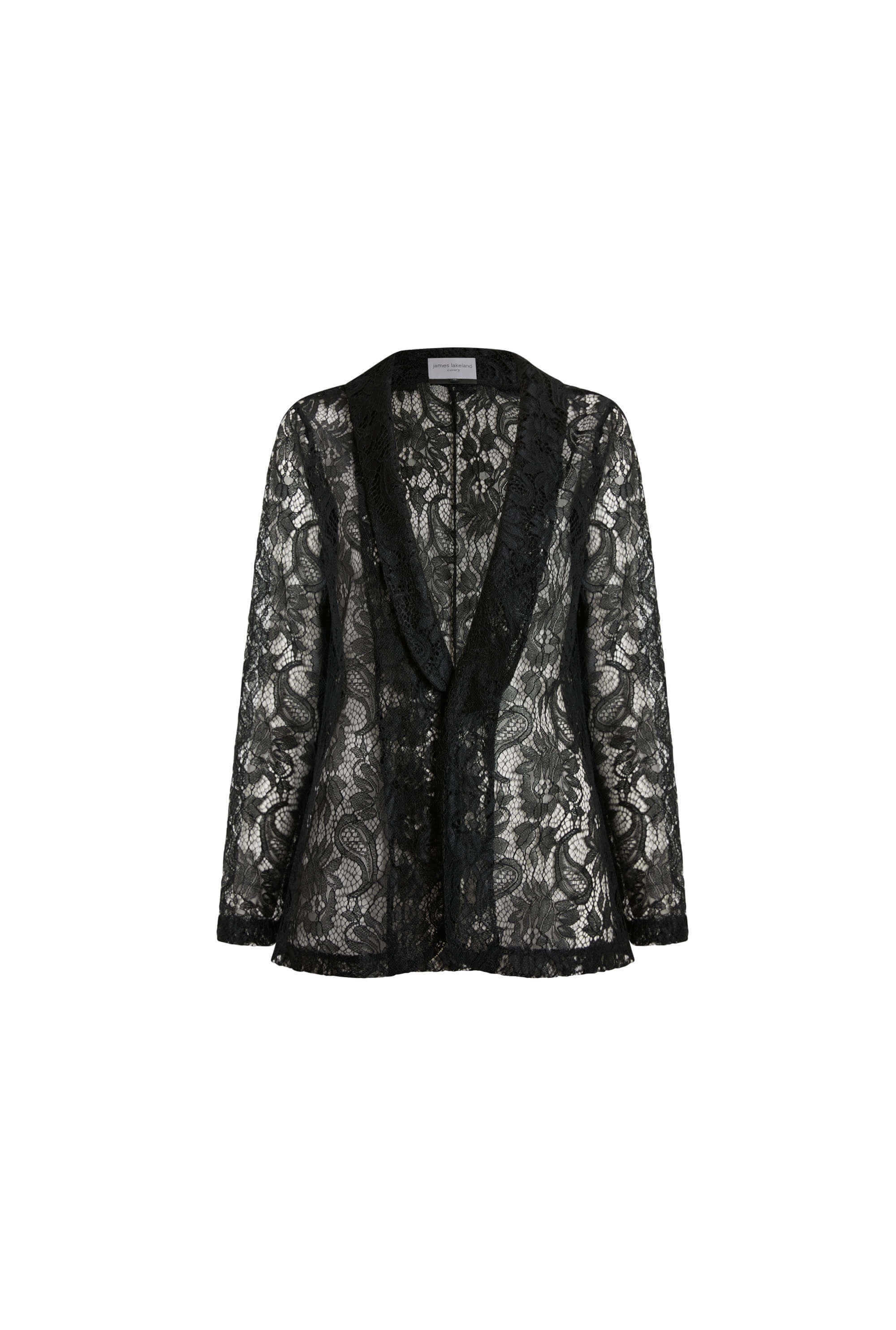 James Lakeland Lace Blazer In Black