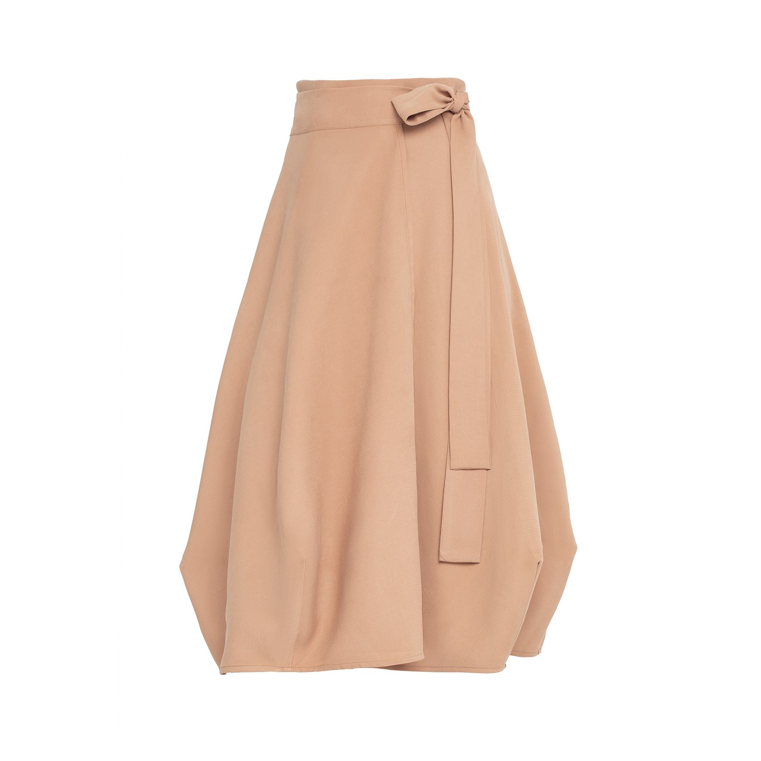 Women’s Neutrals Wrapped Skirt Caramel Medium Bianca Popp