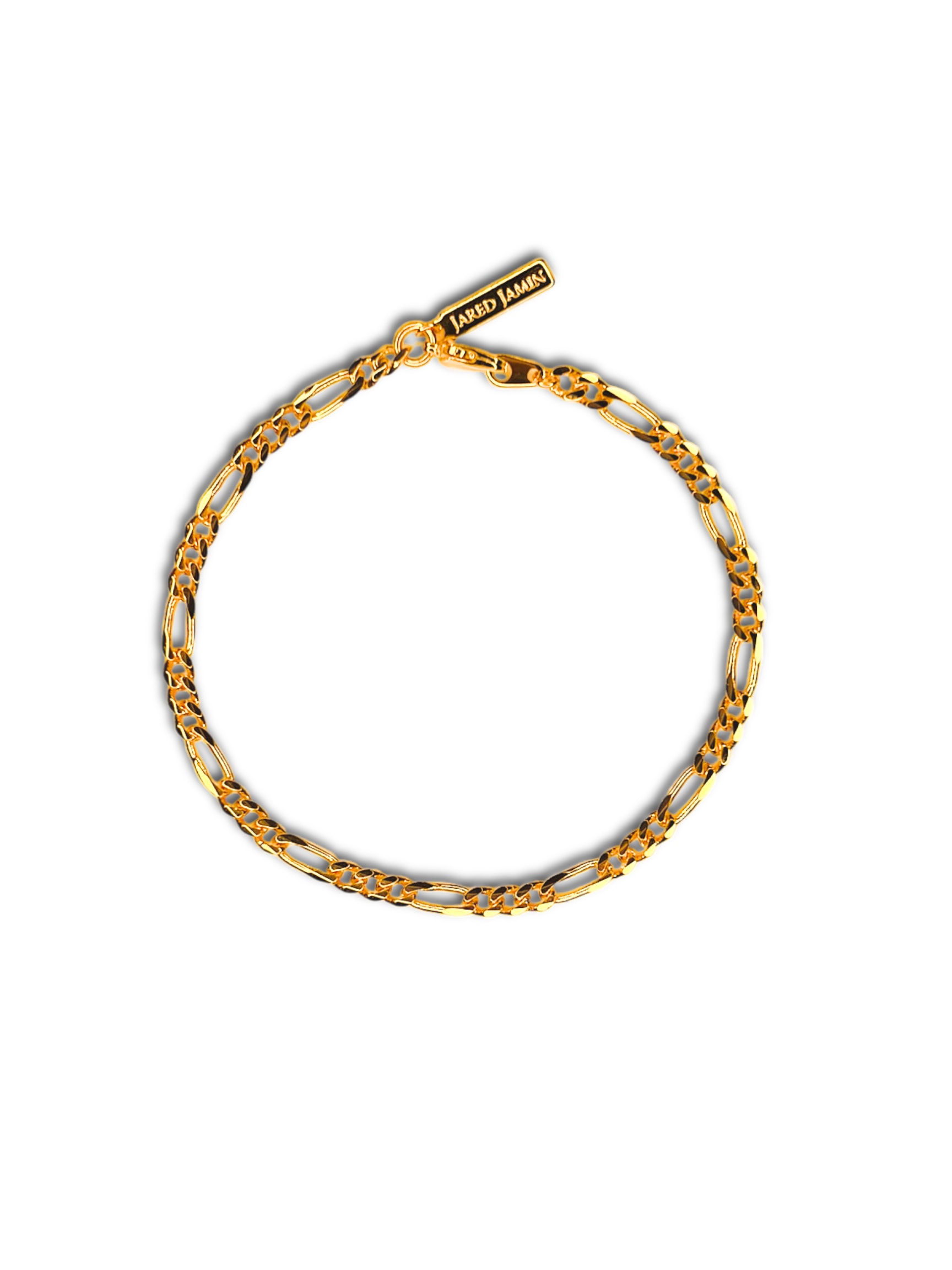Jaredjamin Men's Gold Finley-figaro Chain Bracelet